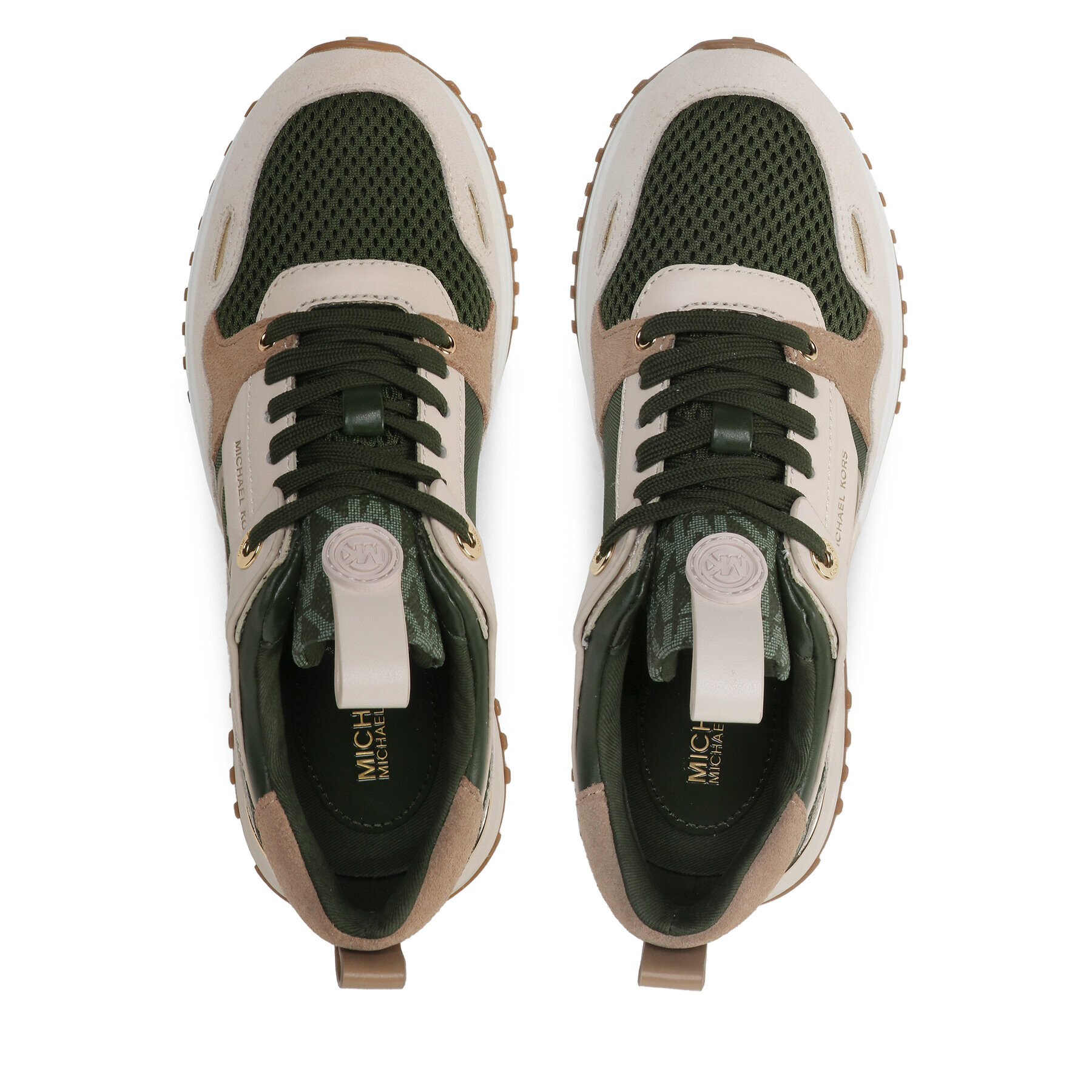 MICHAEL Michael Kors Сникърси Theo Trainer 43F3THFS1D Зелен - Pepit.bg