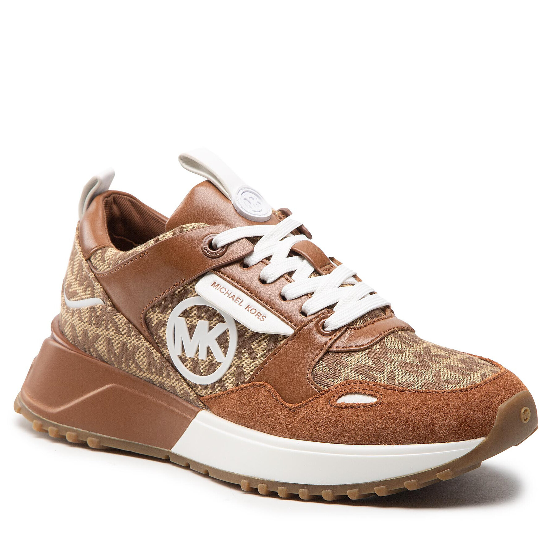 MICHAEL Michael Kors Сникърси Theo Trainer 43T2THFS1Y Кафяв - Pepit.bg