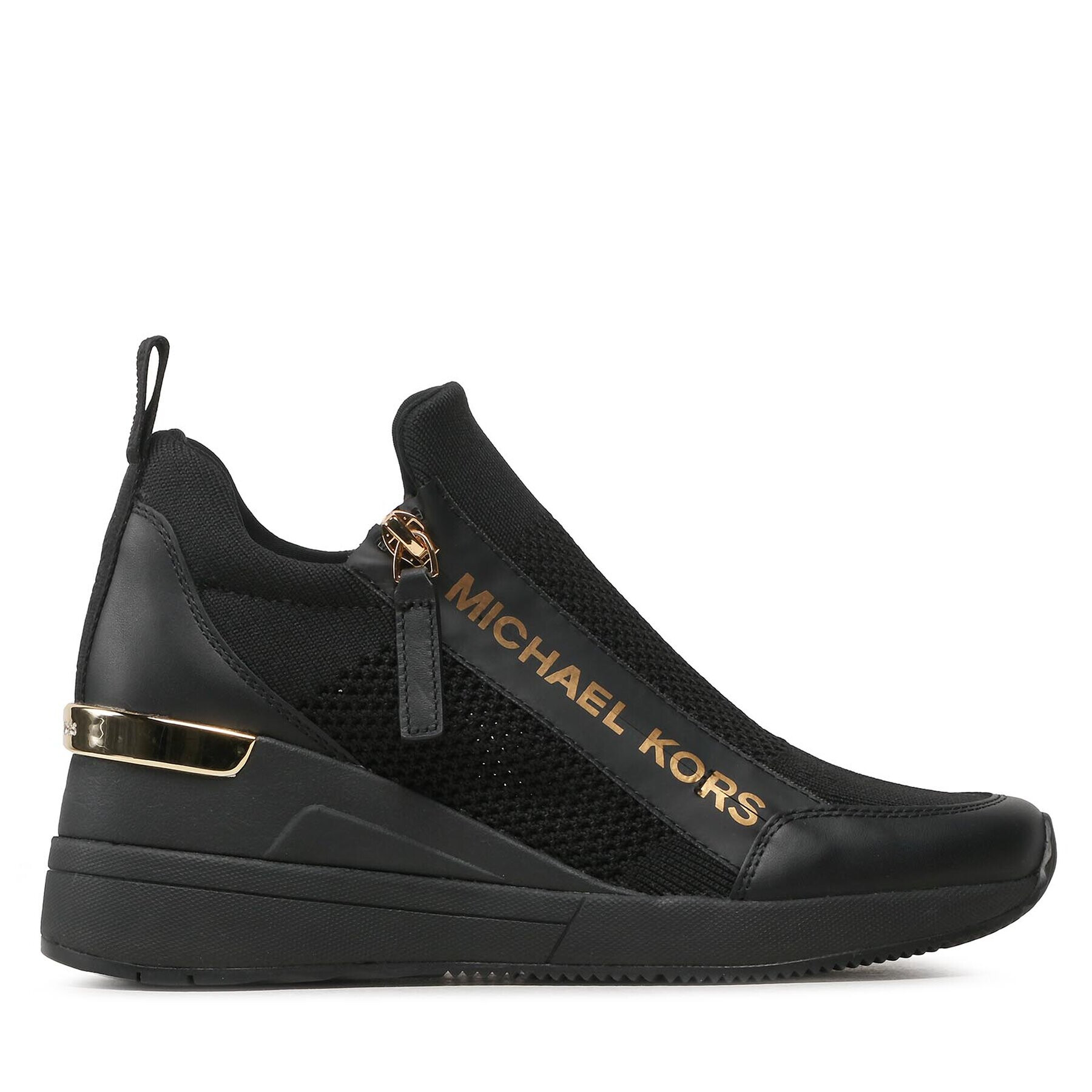 MICHAEL Michael Kors Сникърси Willis Wedge Trainer 43F3WIFS1D Черен - Pepit.bg