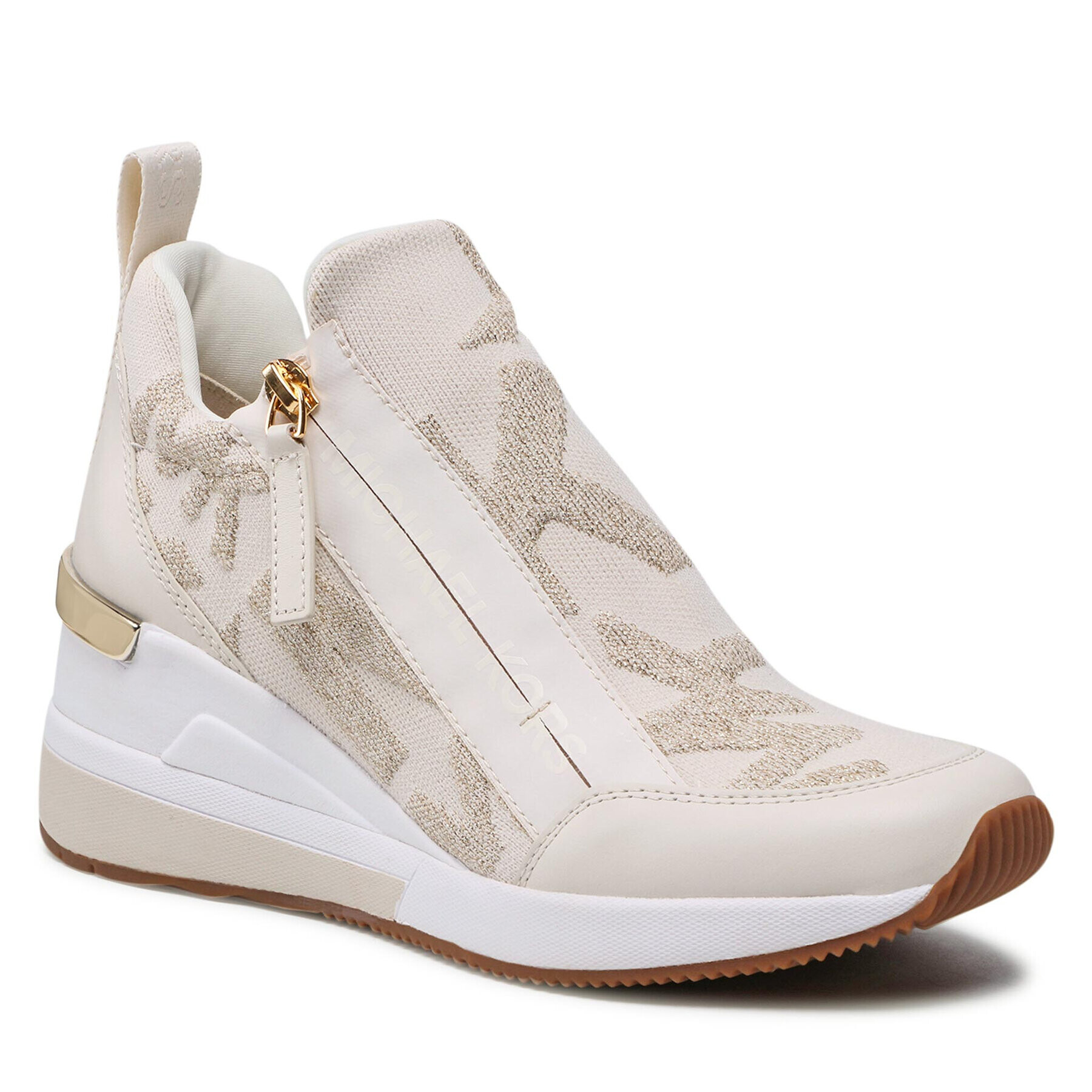 MICHAEL Michael Kors Сникърси Willis Wedge Trainer 43S2WIFS4D Бежов - Pepit.bg