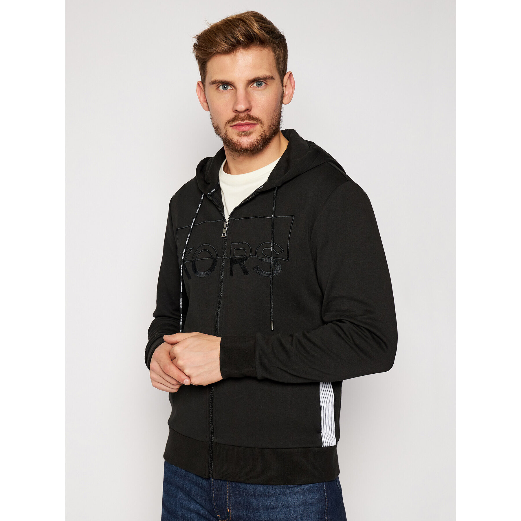 MICHAEL Michael Kors Суитшърт CF05JP75MF Черен Regular Fit - Pepit.bg