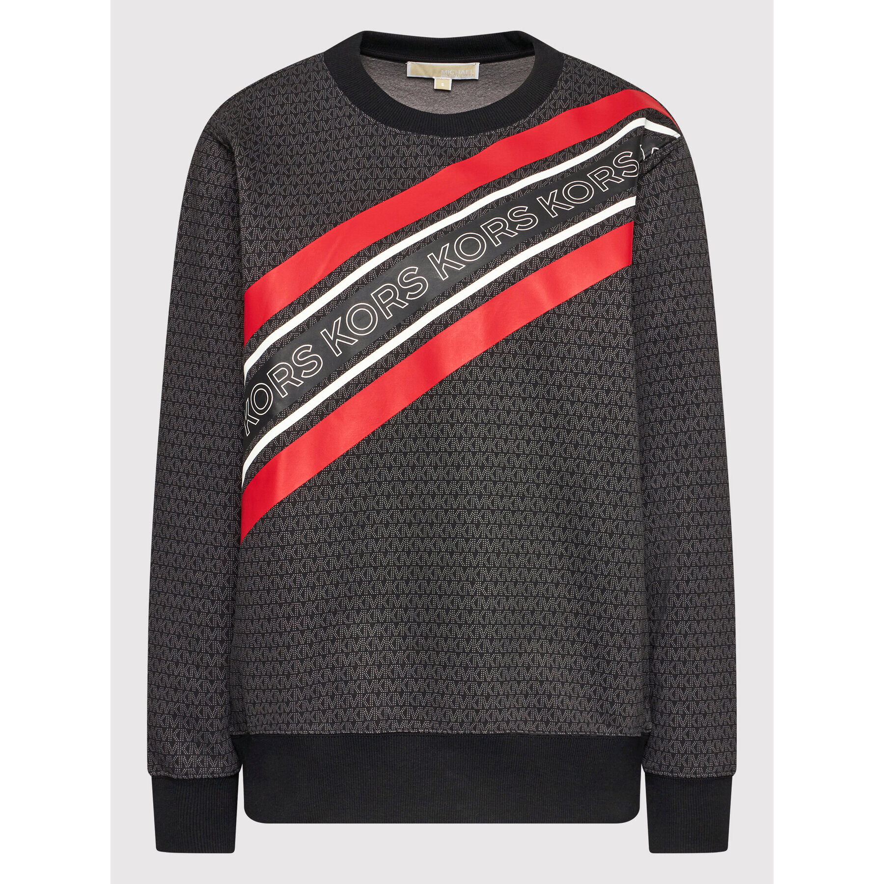 MICHAEL Michael Kors Суитшърт Graphic Logo MF150FE38G Черен Regular Fit - Pepit.bg