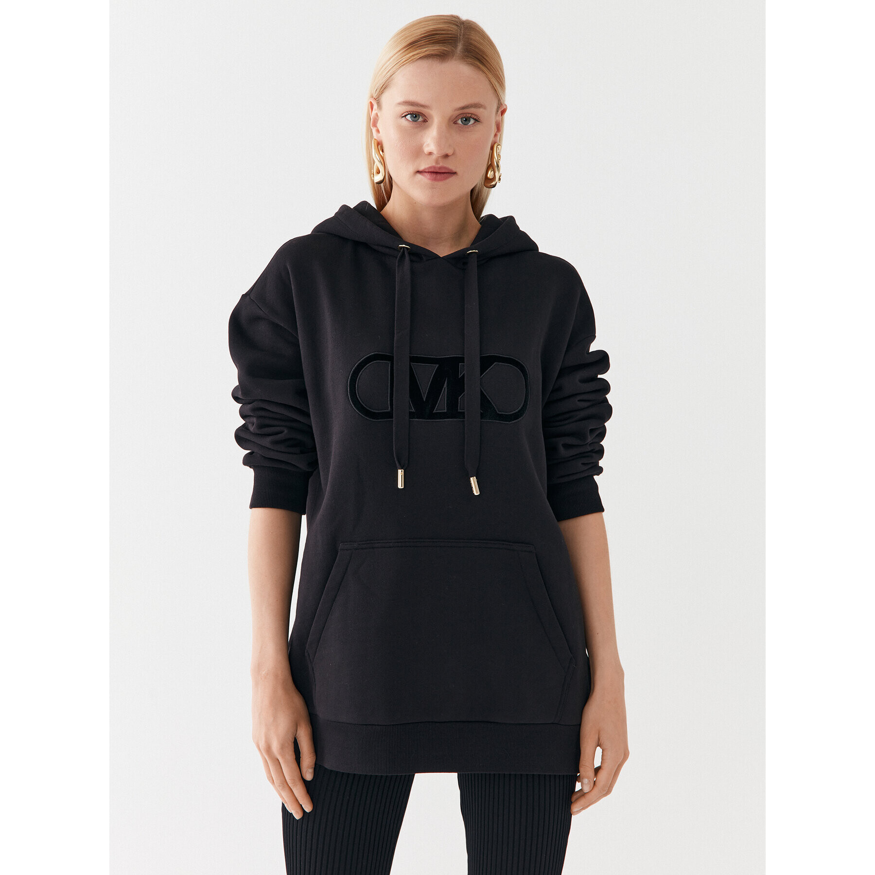 MICHAEL Michael Kors Суитшърт MF351335QU Черен Relaxed Fit - Pepit.bg