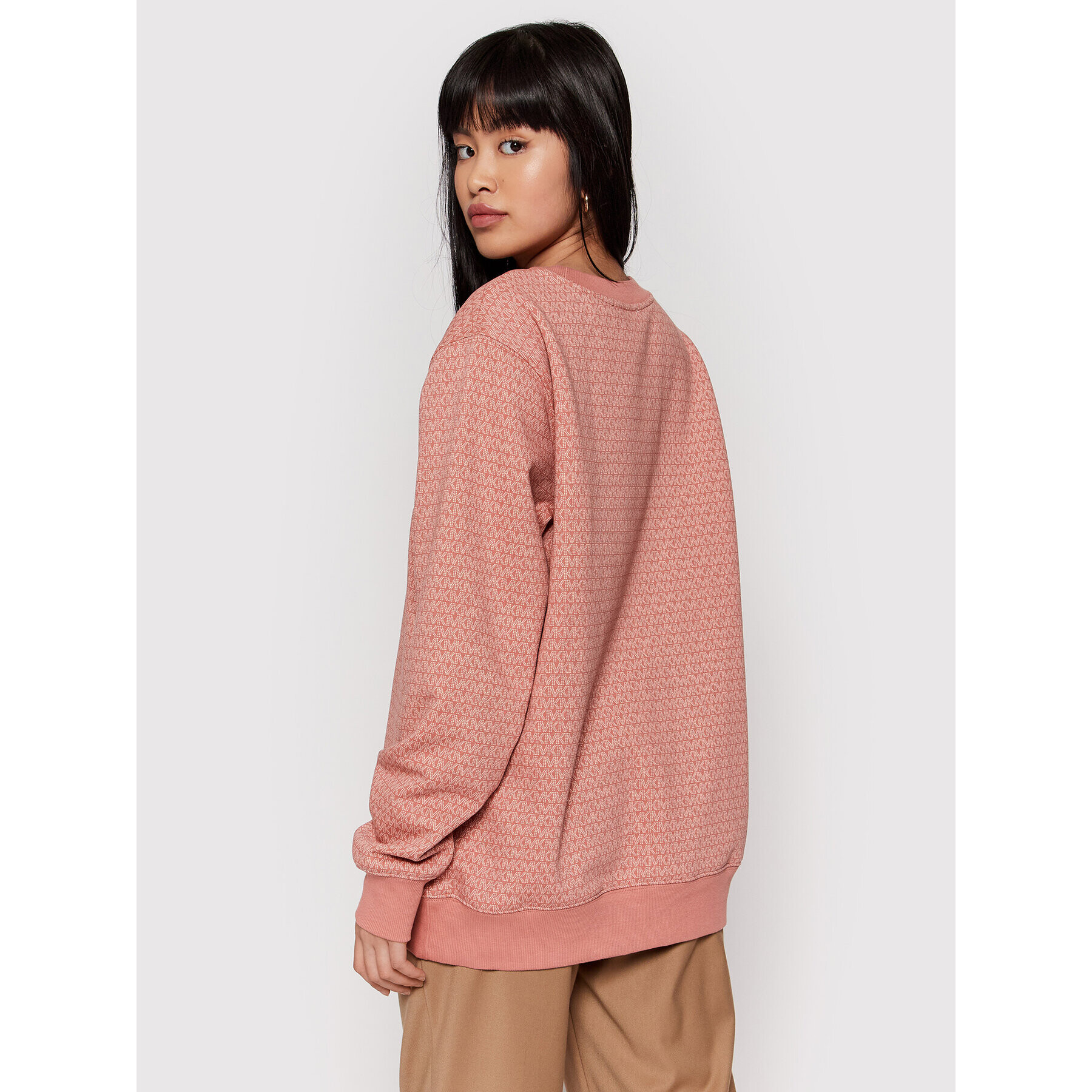 MICHAEL Michael Kors Суитшърт MS2501I38G Розов Relaxed Fit - Pepit.bg