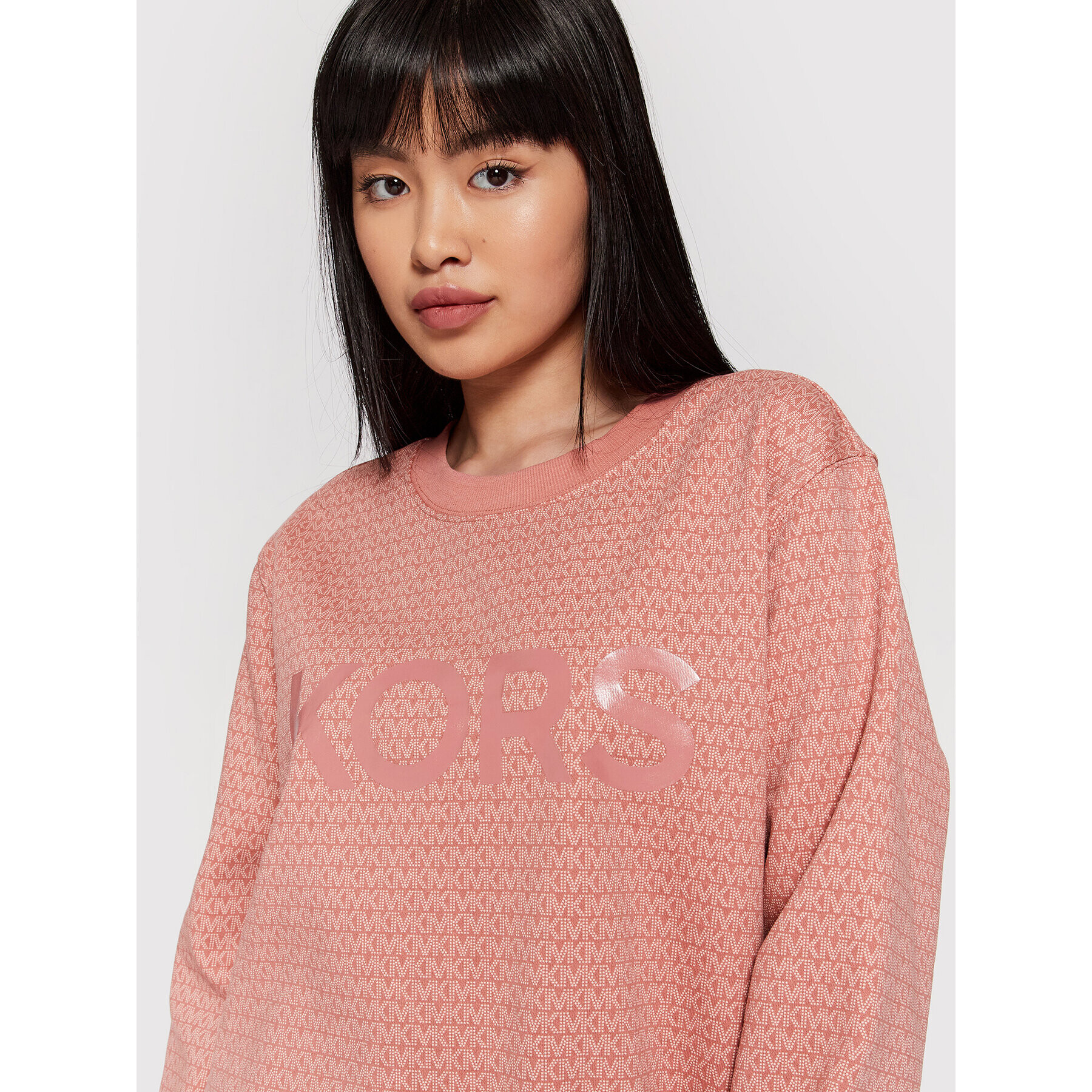 MICHAEL Michael Kors Суитшърт MS2501I38G Розов Relaxed Fit - Pepit.bg