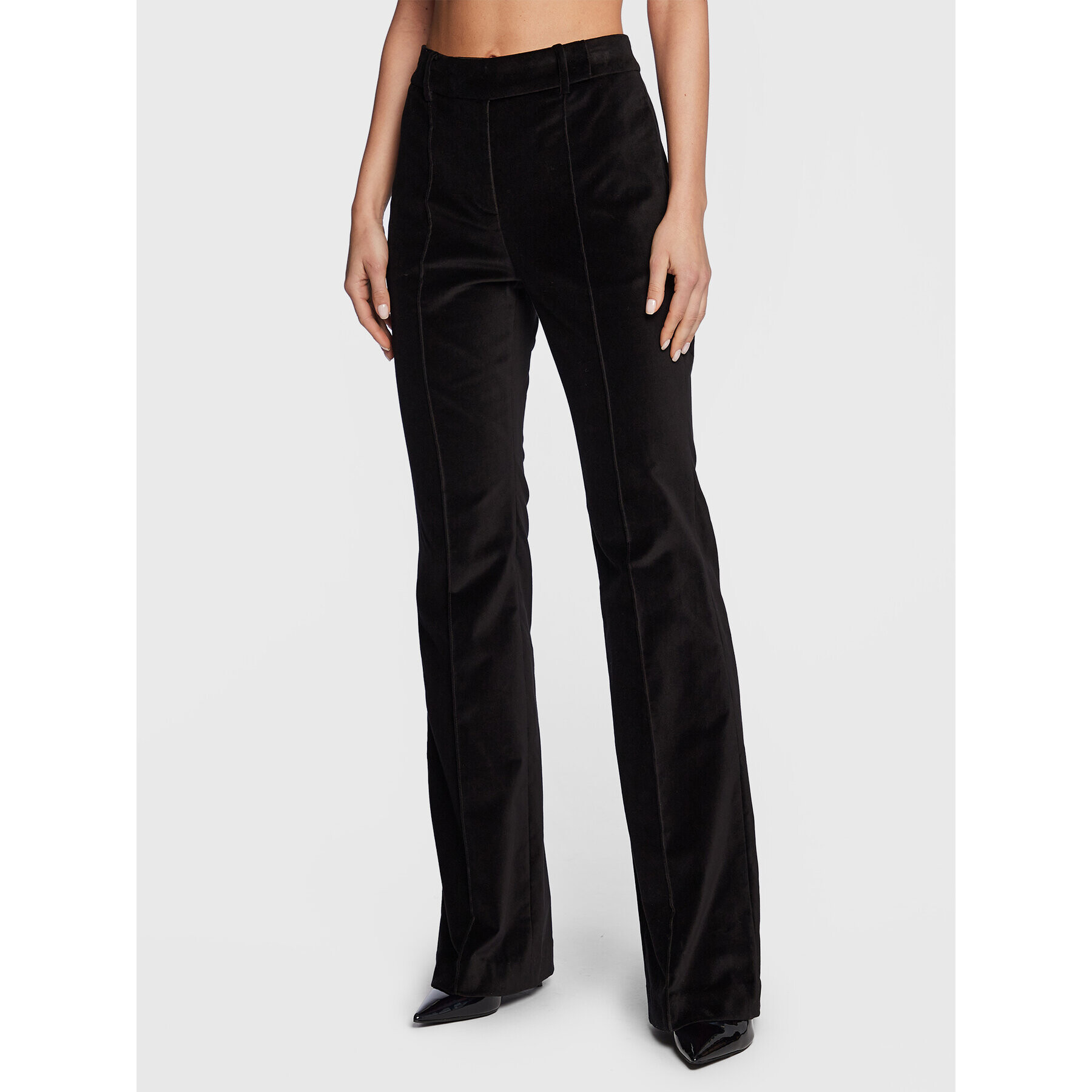 MICHAEL Michael Kors Текстилни панталони MF230606LN Черен Regular Fit - Pepit.bg