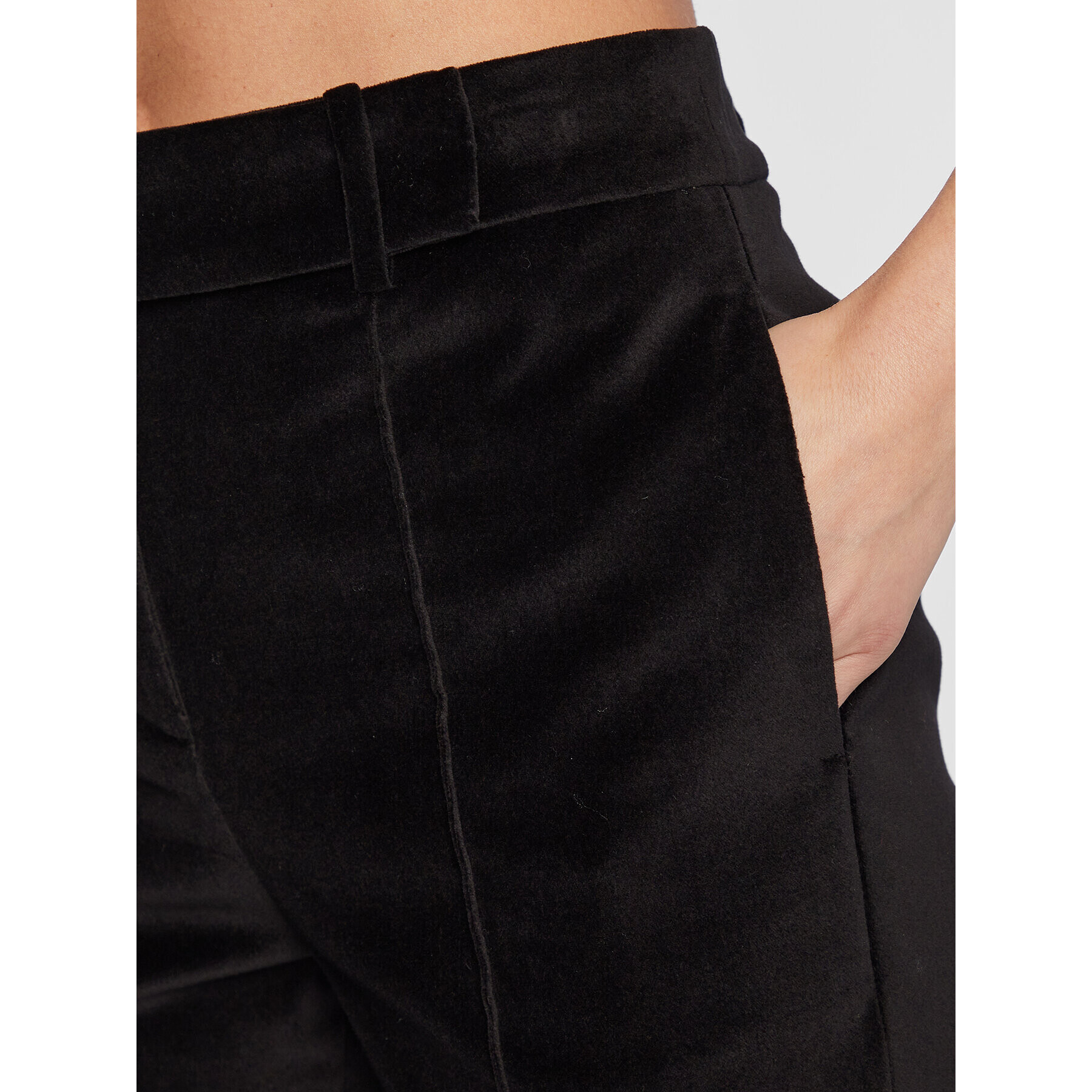 MICHAEL Michael Kors Текстилни панталони MF230606LN Черен Regular Fit - Pepit.bg