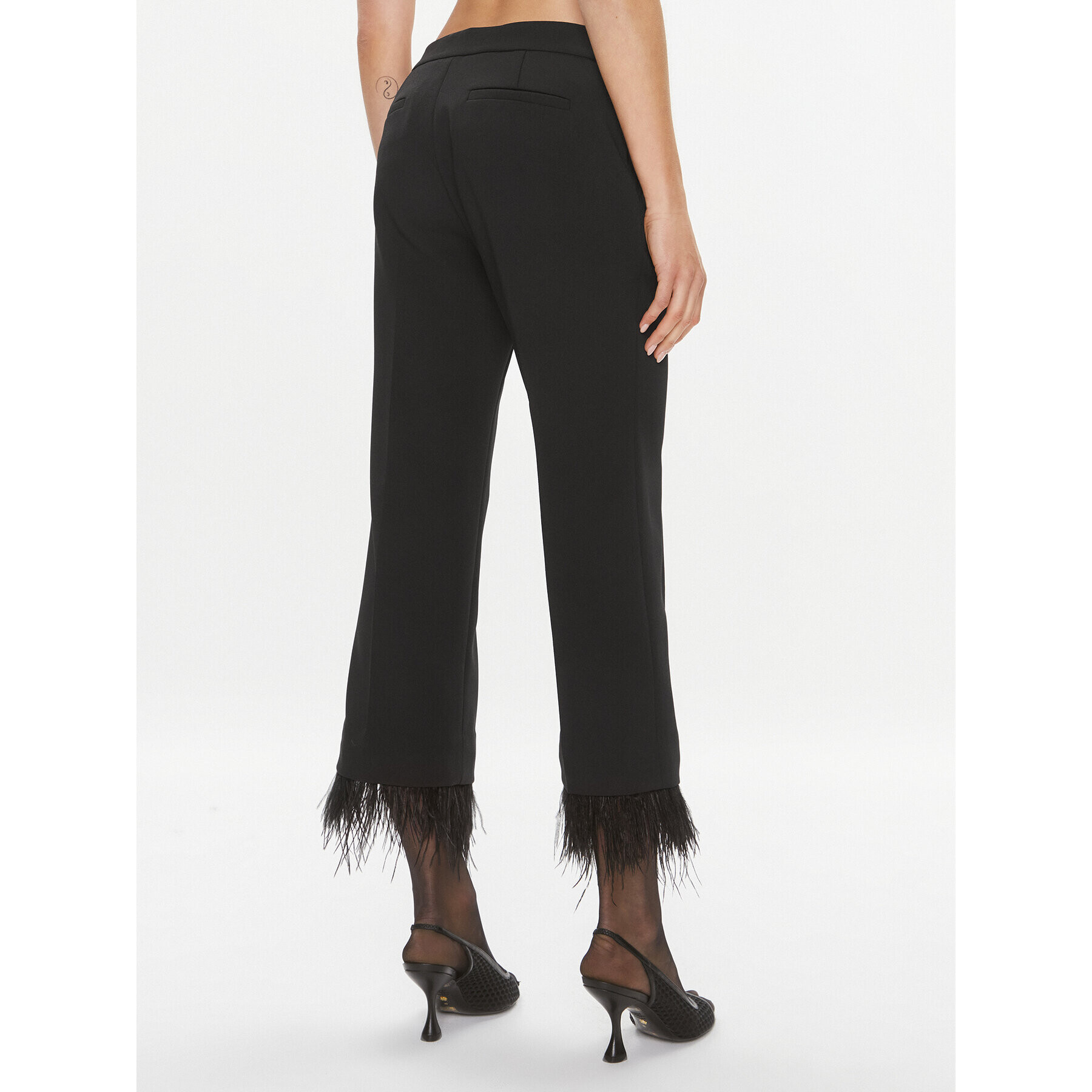 MICHAEL Michael Kors Текстилни панталони MH330K43GZ Черен Regular Fit - Pepit.bg