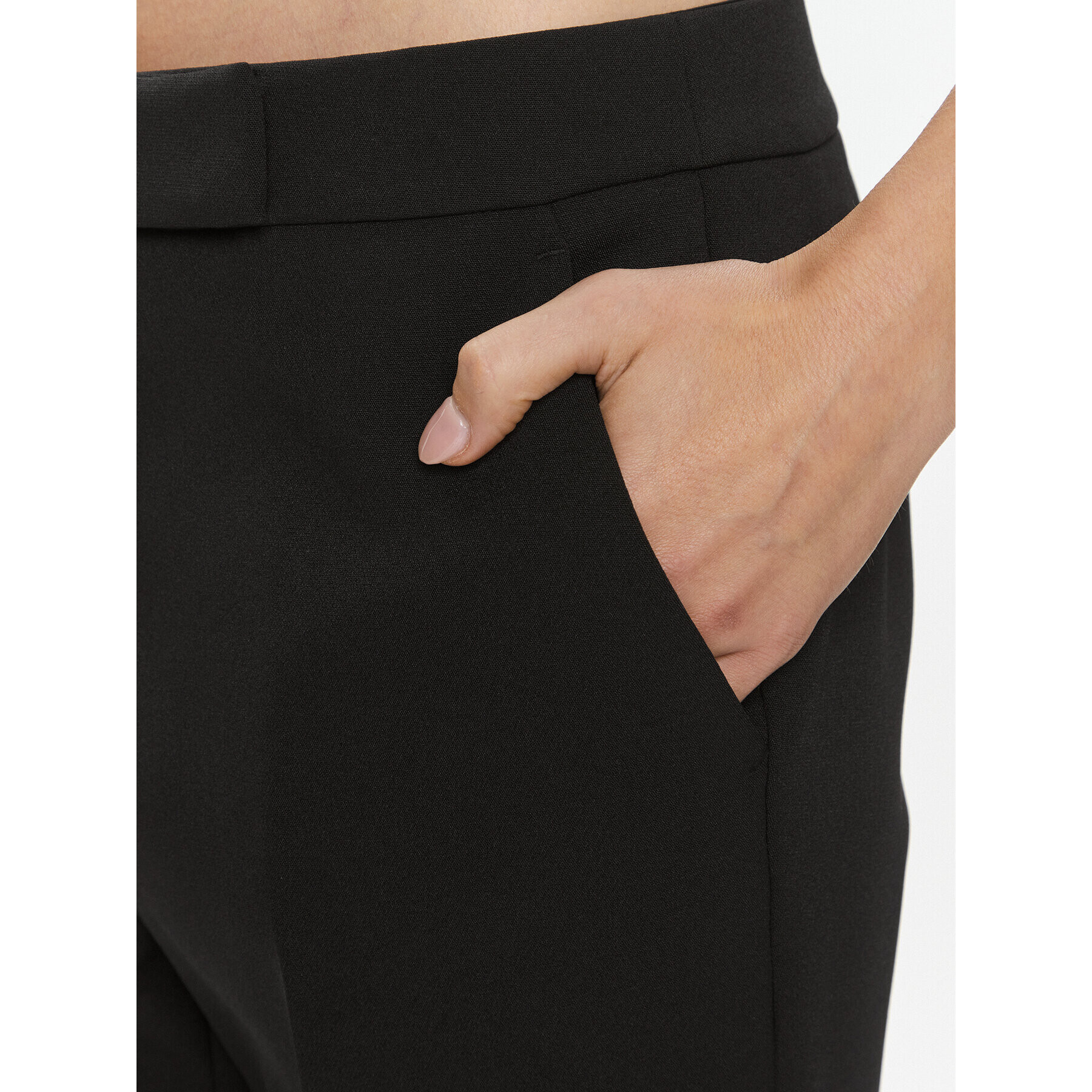 MICHAEL Michael Kors Текстилни панталони MH330K43GZ Черен Regular Fit - Pepit.bg