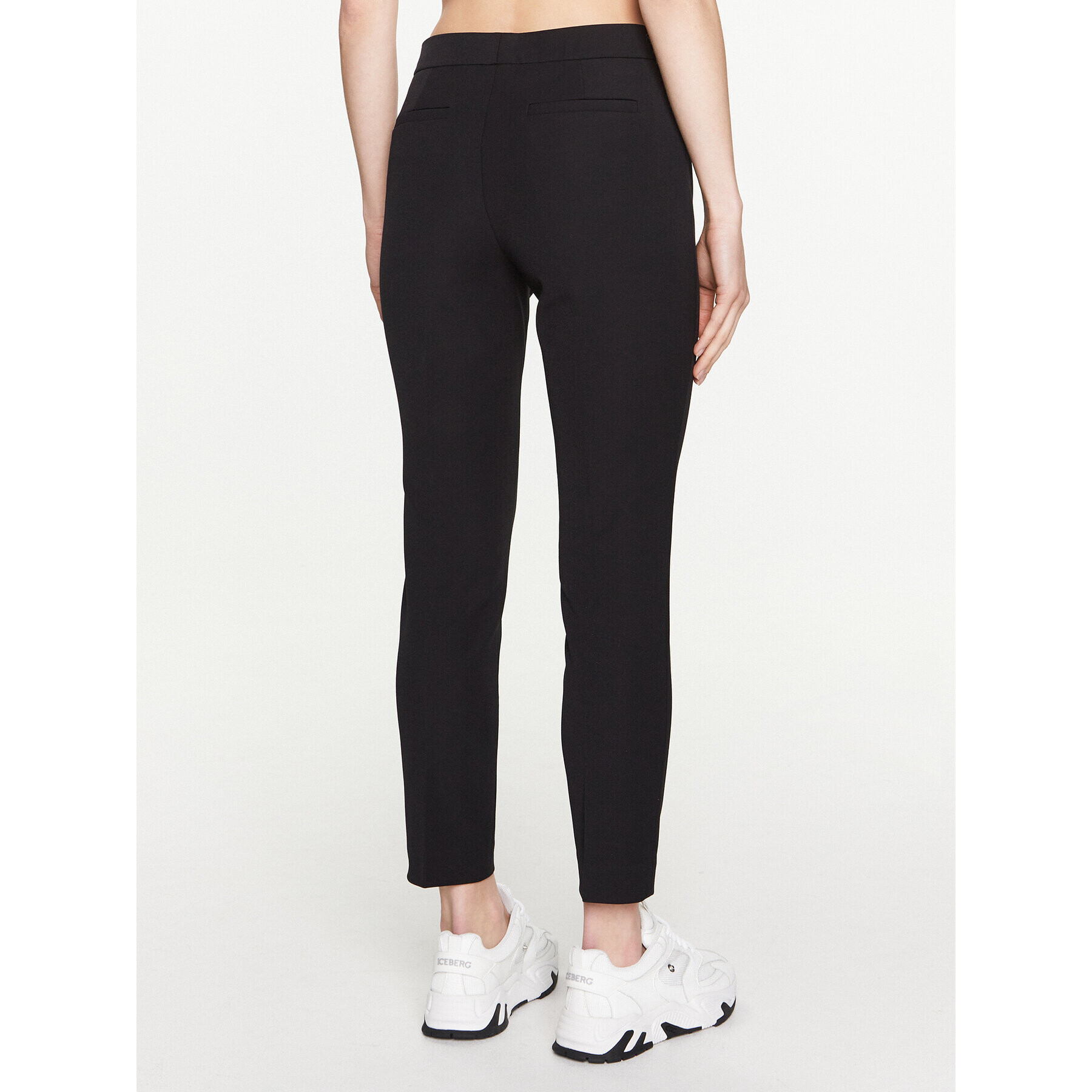 MICHAEL Michael Kors Текстилни панталони MS330GL8AE Черен Regular Fit - Pepit.bg