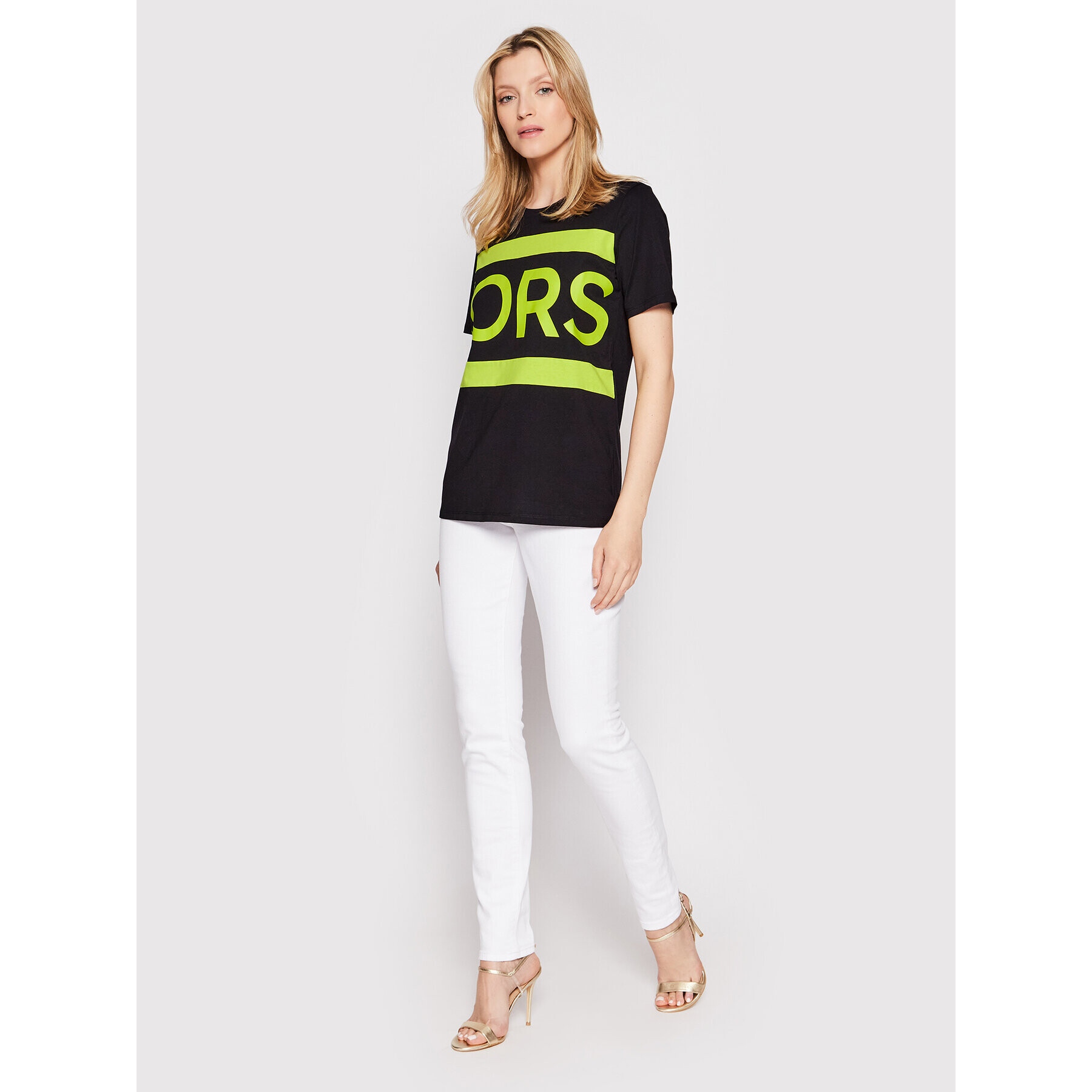 MICHAEL Michael Kors Тишърт MS250PB97J Черен Relaxed Fit - Pepit.bg