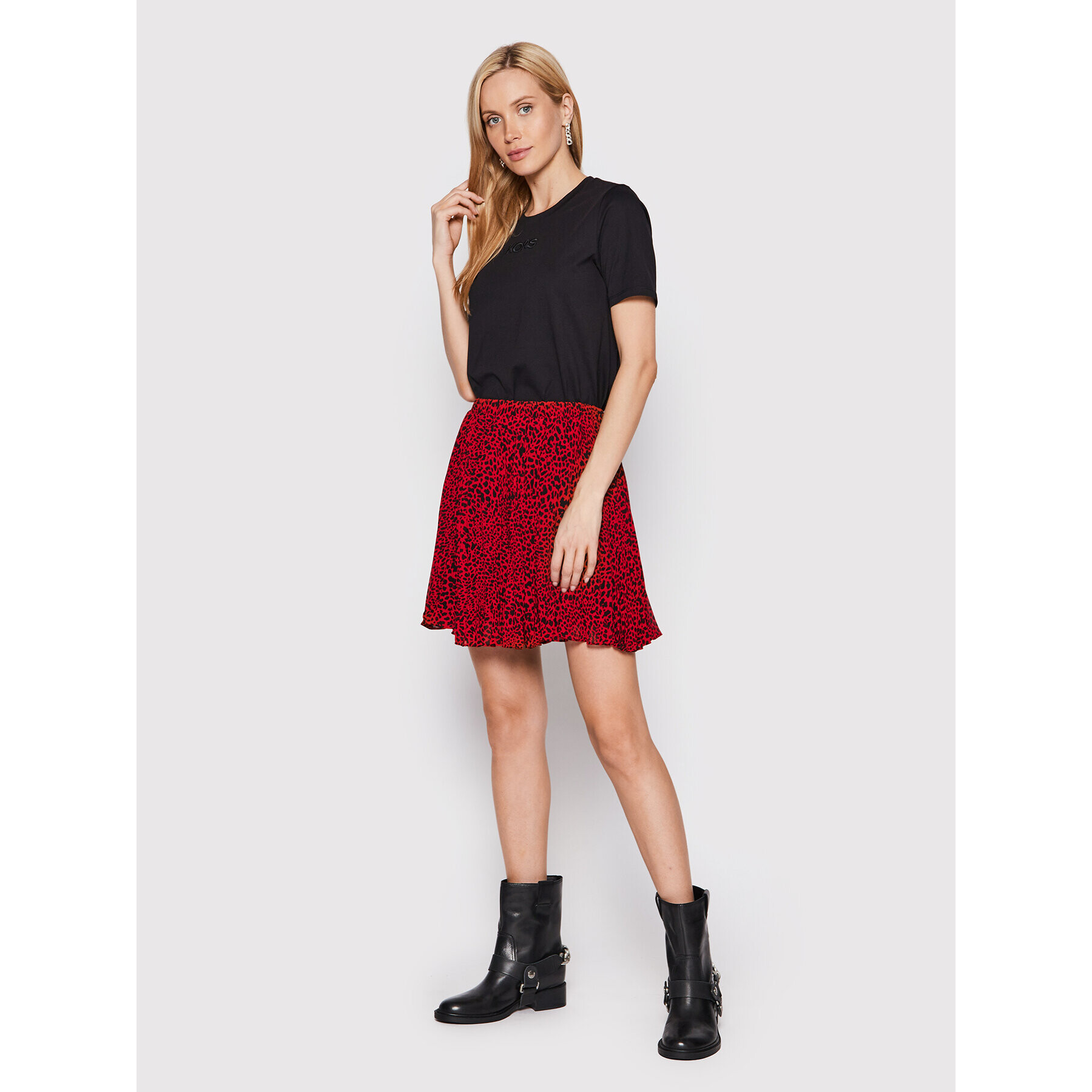 MICHAEL Michael Kors Тишърт MU250SJ97J Черен Regular Fit - Pepit.bg
