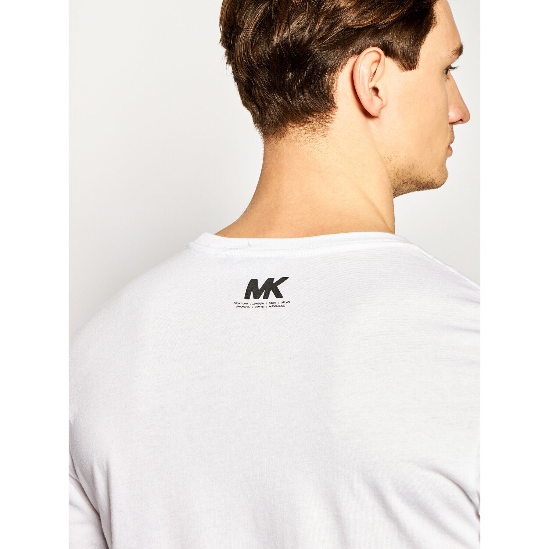 MICHAEL Michael Kors Тишърт Resort 1 CR95J48FV4 Бял Regular Fit - Pepit.bg