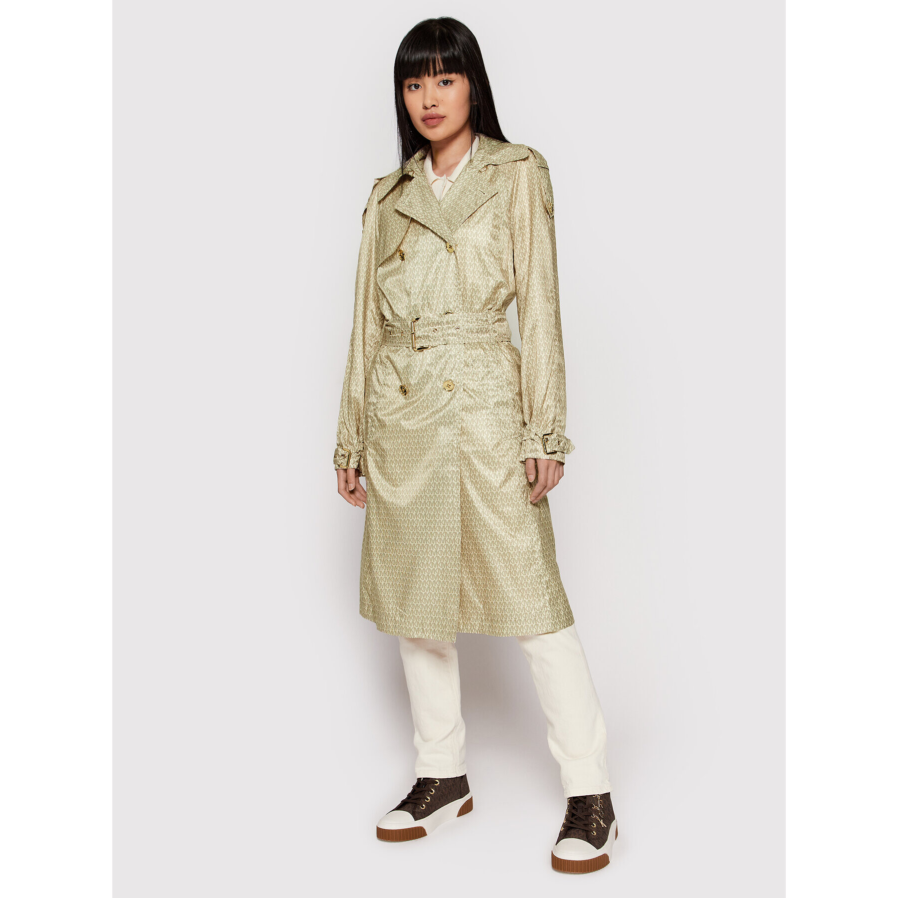 MICHAEL Michael Kors Тренч MS2205C43D Бежов Regular Fit - Pepit.bg