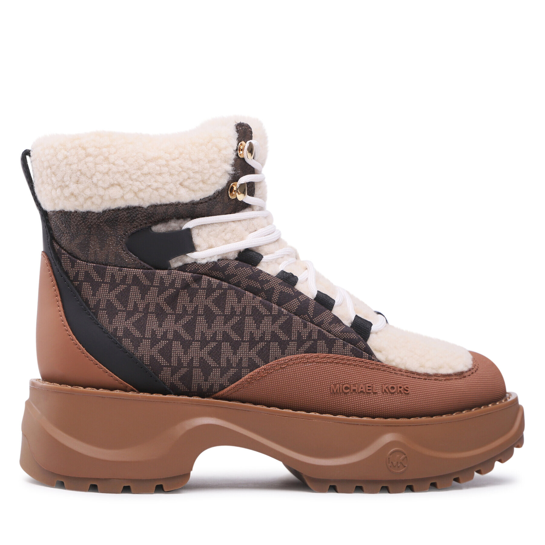 MICHAEL Michael Kors Туристически oбувки Dupree Hiker Bootie 40F2DUFE8B Кафяв - Pepit.bg