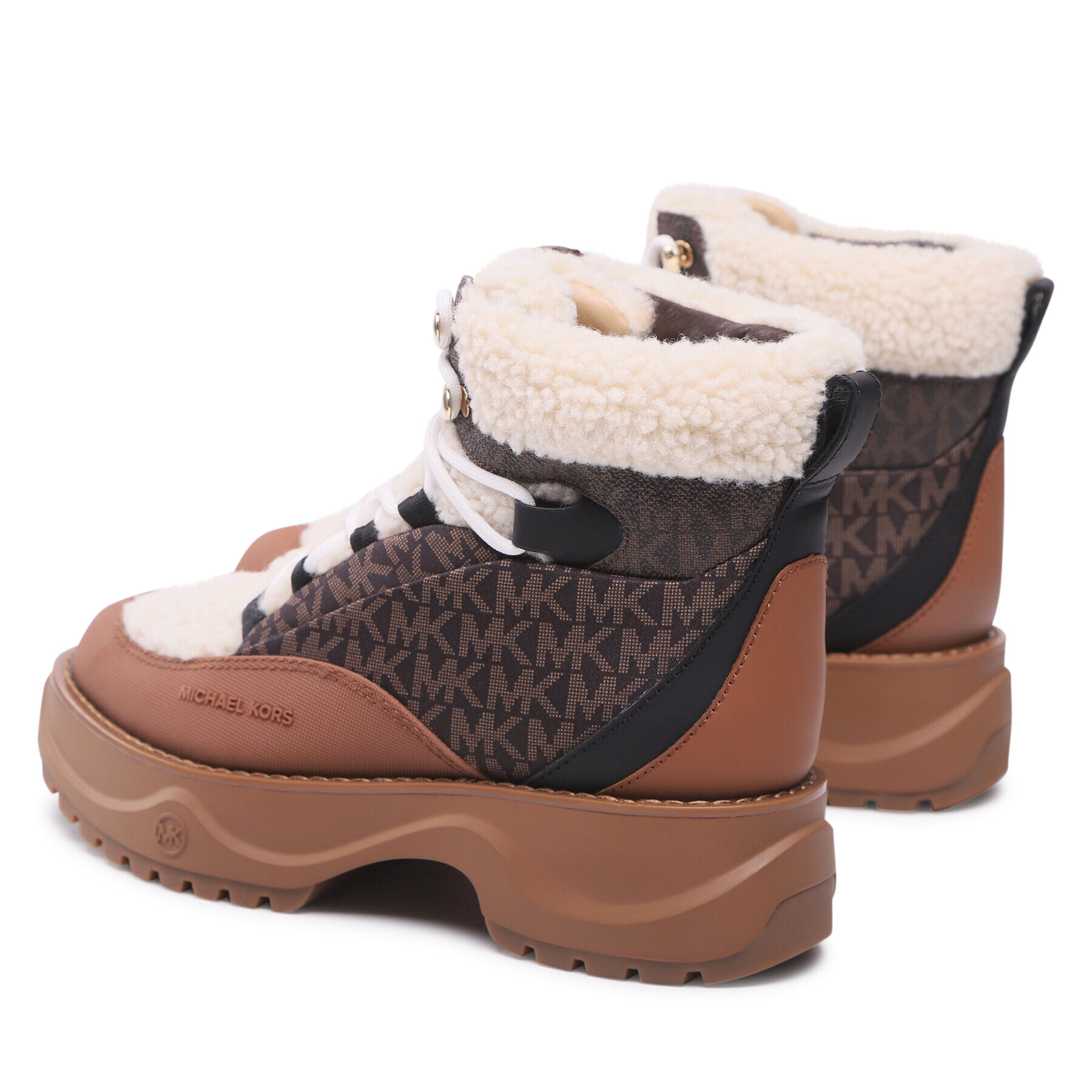 MICHAEL Michael Kors Туристически oбувки Dupree Hiker Bootie 40F2DUFE8B Кафяв - Pepit.bg