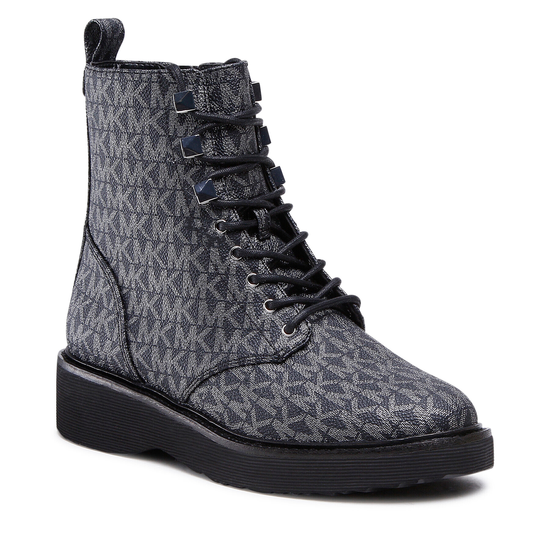 MICHAEL Michael Kors Туристически oбувки Haskell Bootie 40F2HSFE5B Черен - Pepit.bg