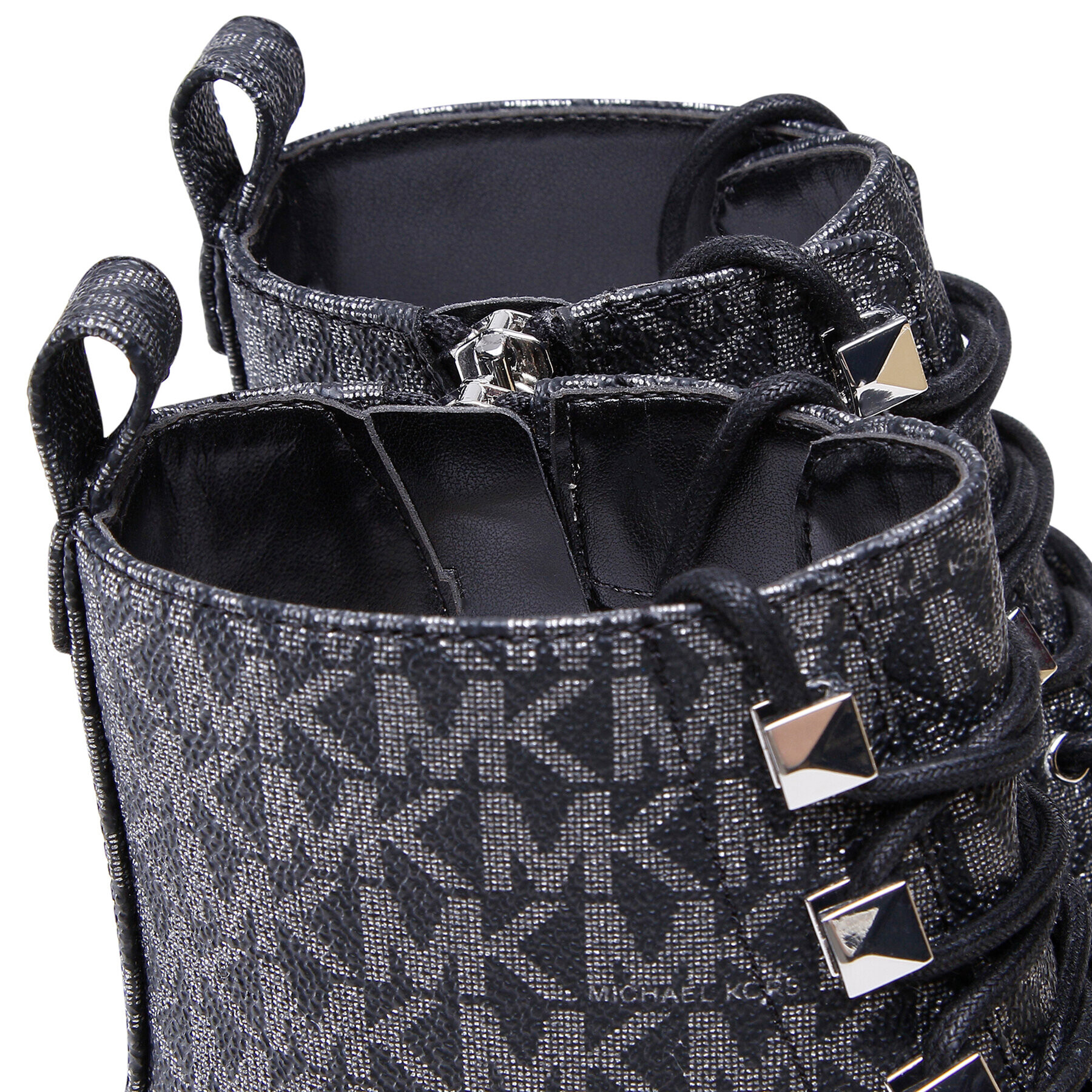 MICHAEL Michael Kors Туристически oбувки Haskell Bootie 40F2HSFE5B Черен - Pepit.bg