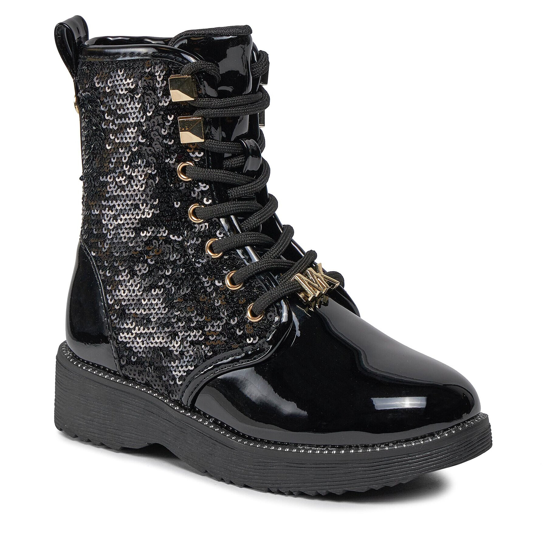 MICHAEL Michael Kors Туристически oбувки Haskell MK100790 Черен - Pepit.bg