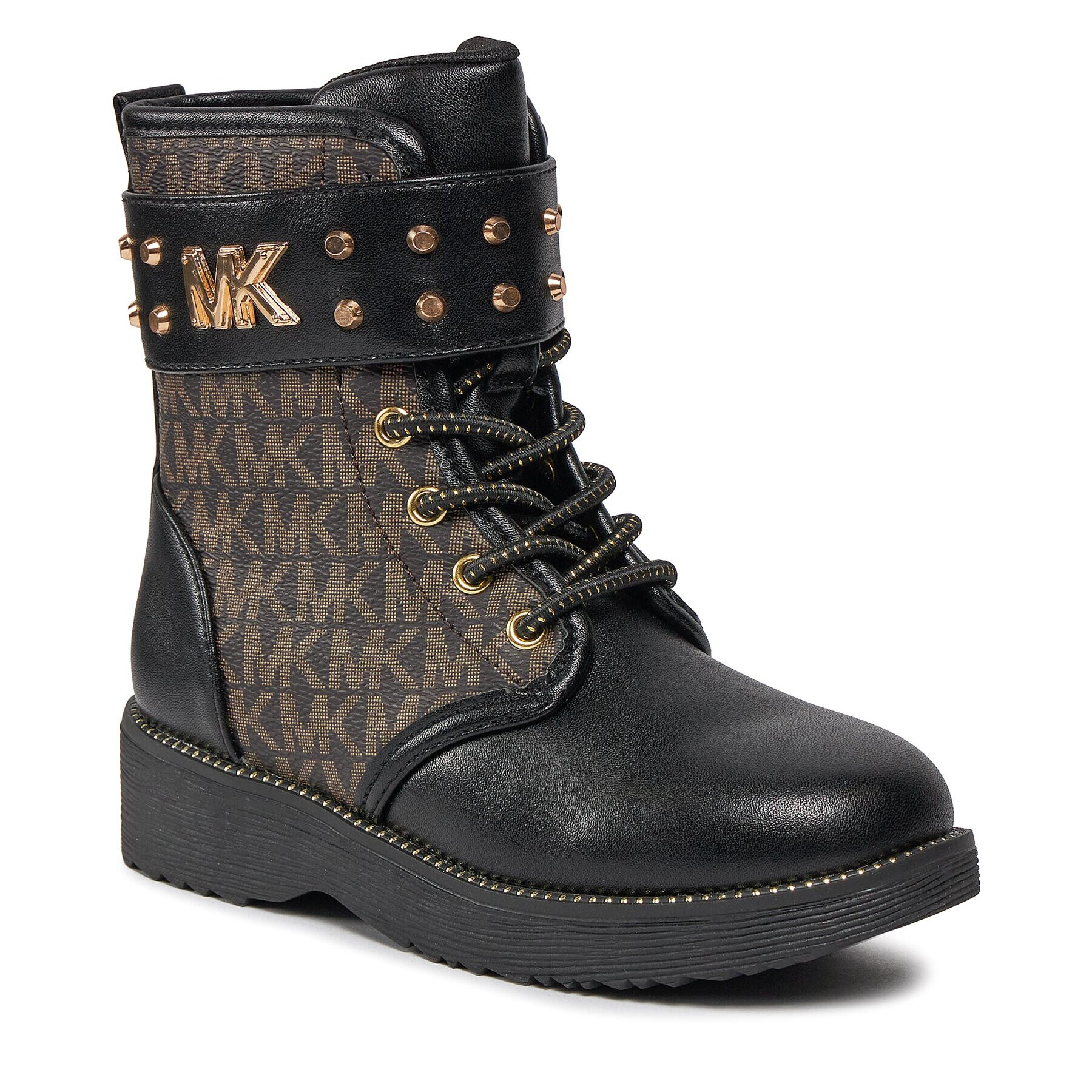 MICHAEL Michael Kors Туристически oбувки Haskell Studs MK100794 Черен - Pepit.bg