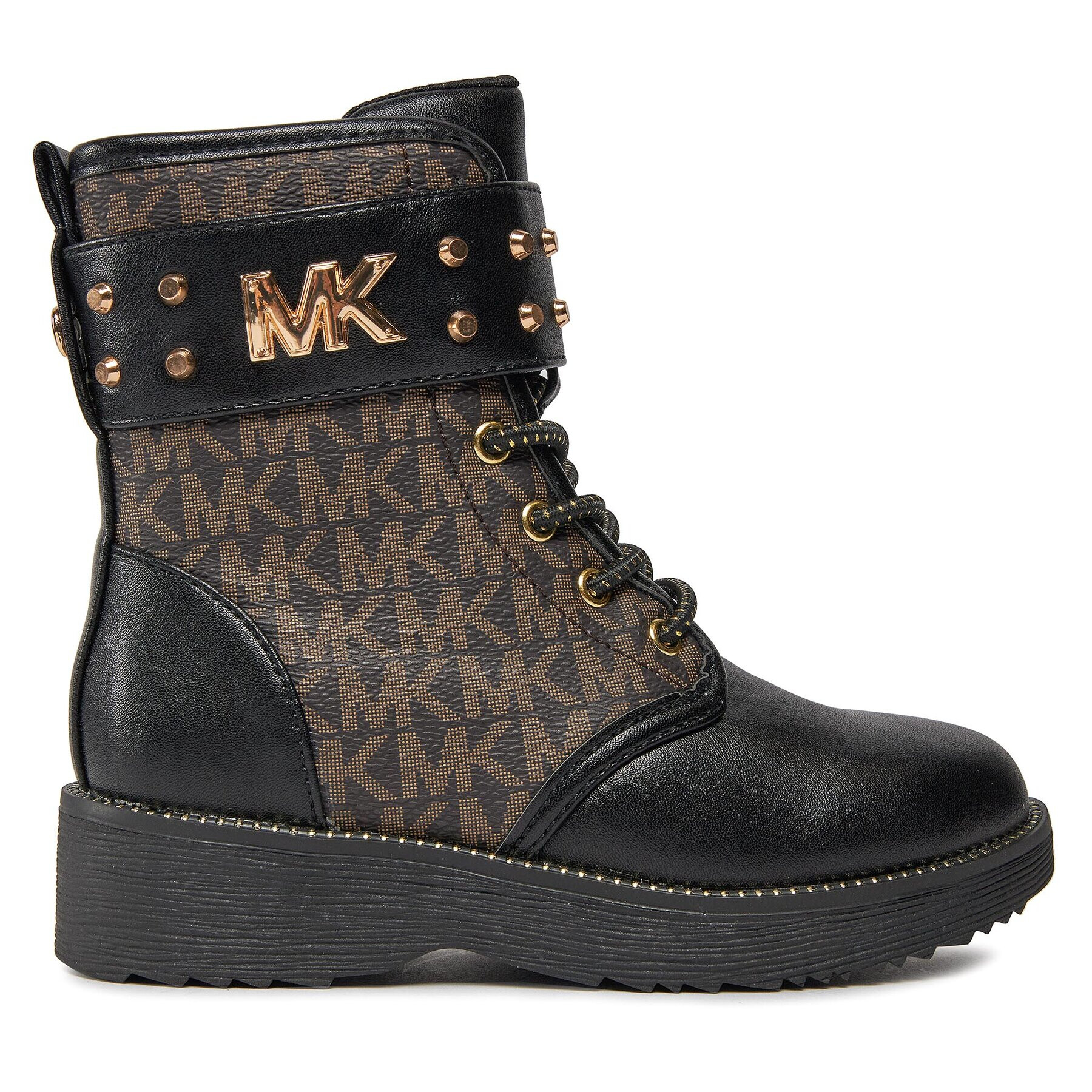 MICHAEL Michael Kors Туристически oбувки Haskell Studs MK100794 Черен - Pepit.bg