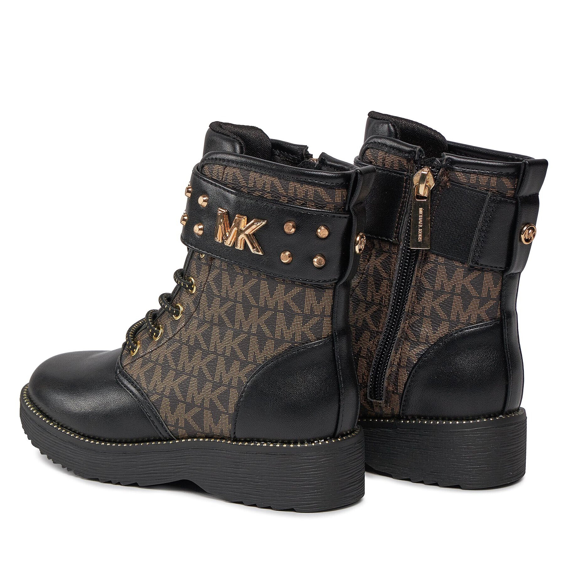 MICHAEL Michael Kors Туристически oбувки Haskell Studs MK100794 Черен - Pepit.bg
