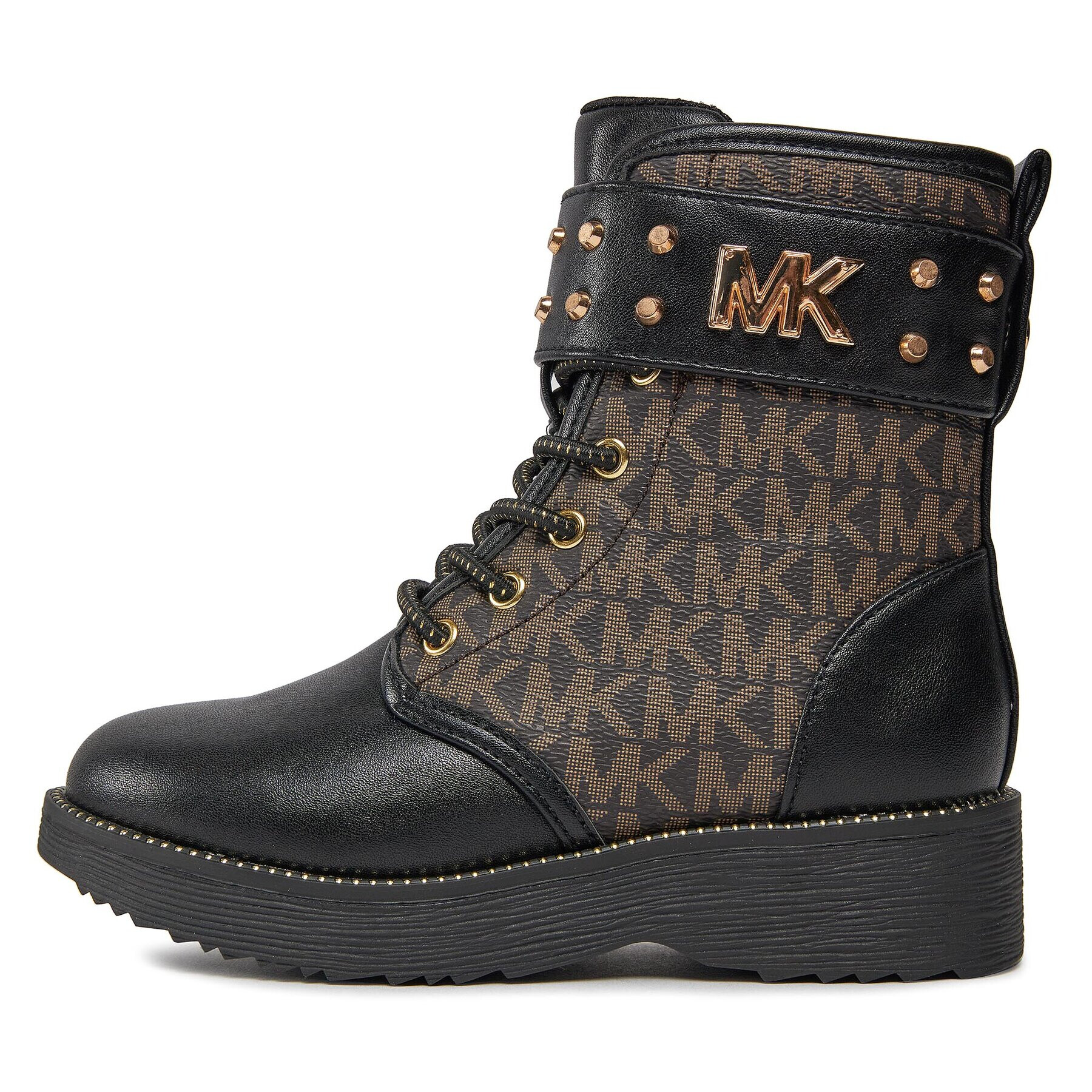 MICHAEL Michael Kors Туристически oбувки Haskell Studs MK100794 Черен - Pepit.bg