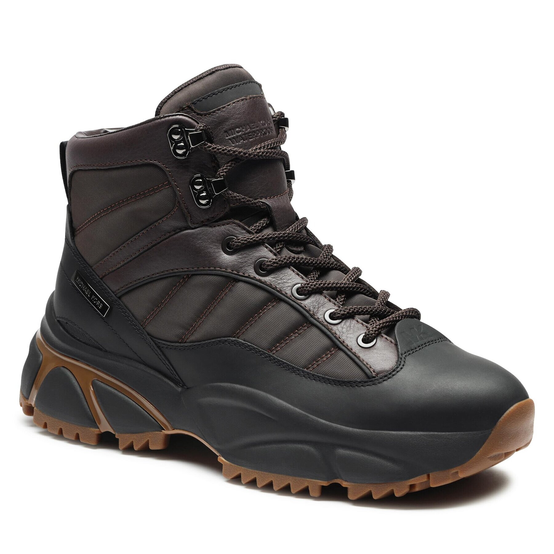 MICHAEL Michael Kors Туристически oбувки Logan Boot 42F3LGFB3D Кафяв - Pepit.bg