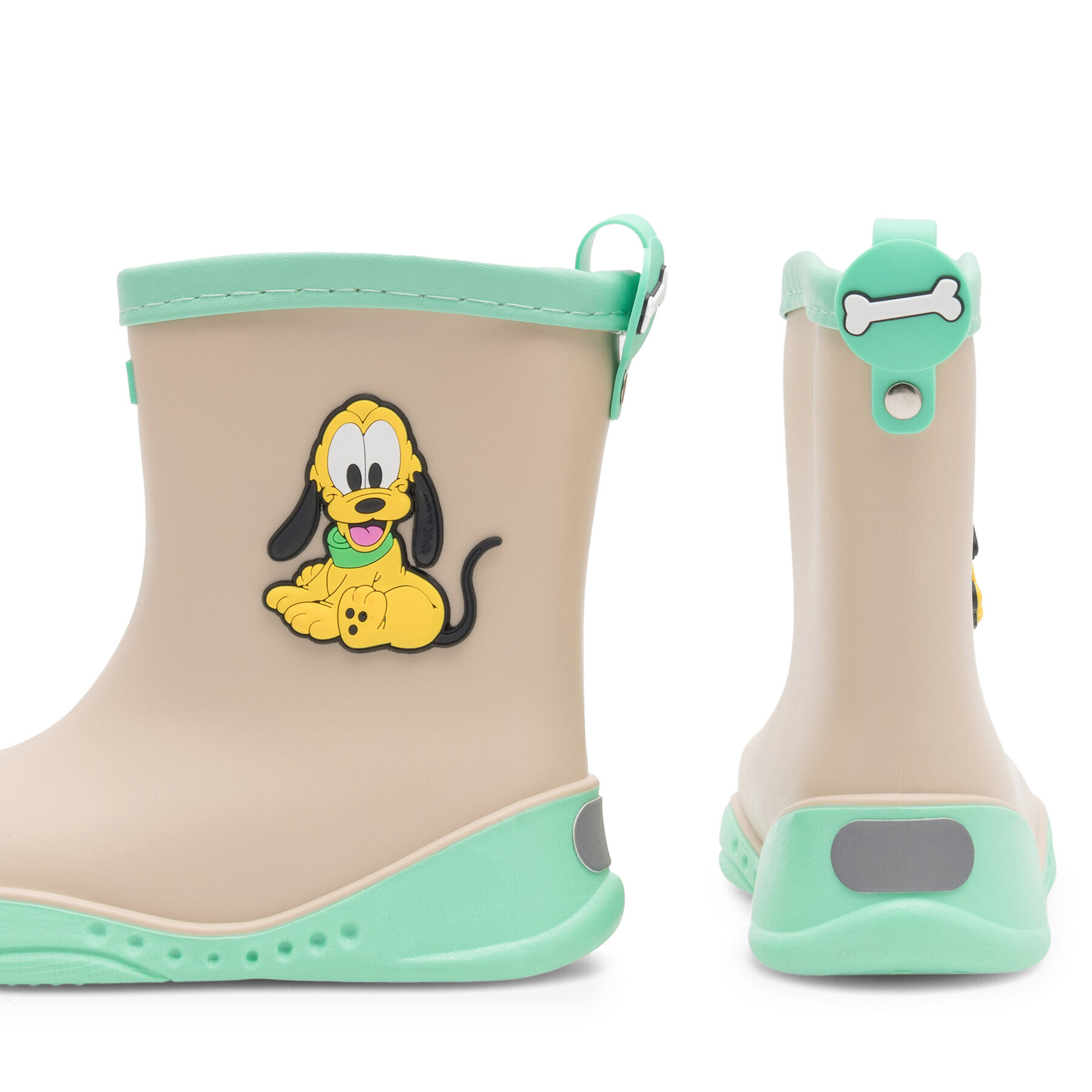 Mickey&Friends Гумени ботуши AW23-141DSTC Бежов - Pepit.bg