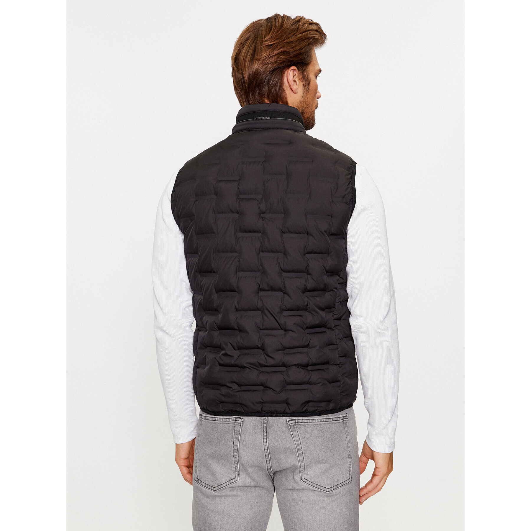 Milestone Елек Malcom 330341 60160 Черен Regular Fit - Pepit.bg