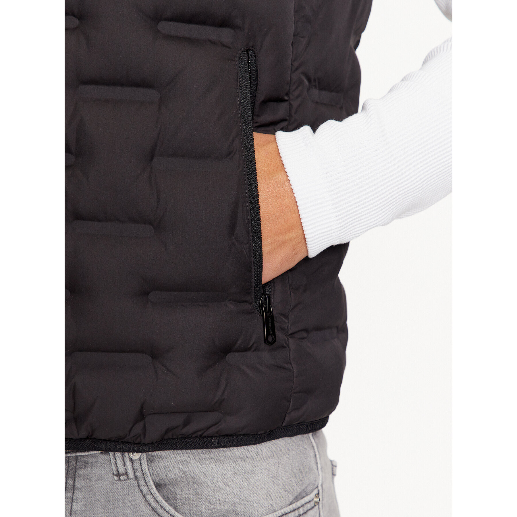 Milestone Елек Malcom 330341 60160 Черен Regular Fit - Pepit.bg