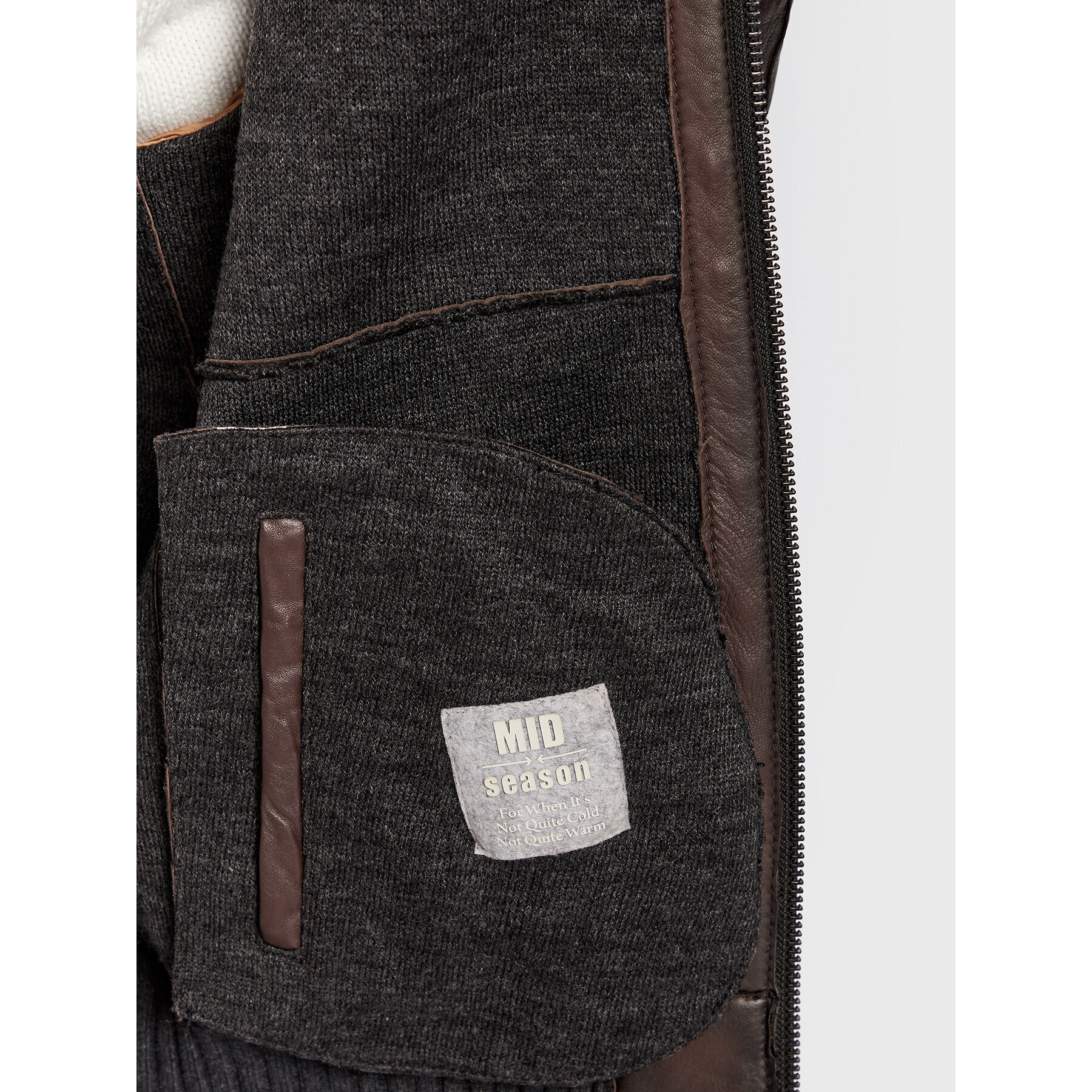 Milestone Кожено яке Alexio 231056 60185 Кафяв Regular Fit - Pepit.bg
