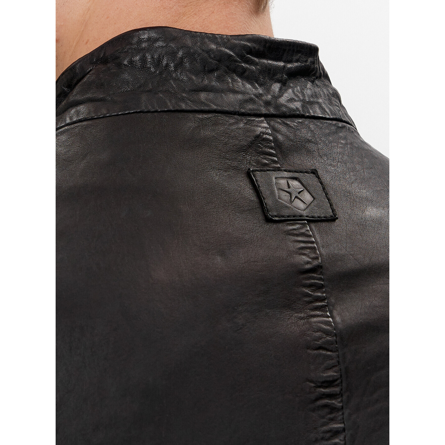 Milestone Кожено яке Fidelio 411069 60390 Черен Regular Fit - Pepit.bg