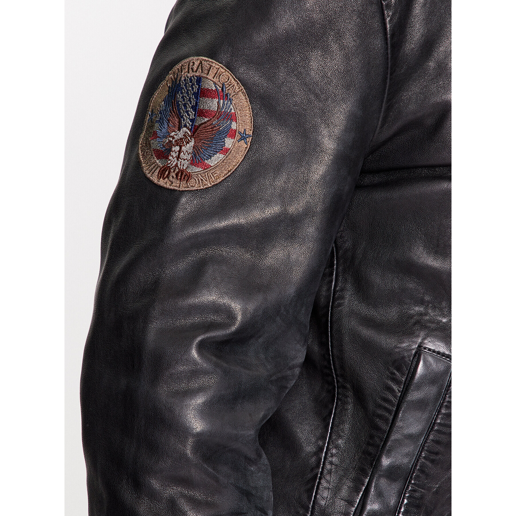 Milestone Кожено яке Maverick 331041 20860 Черен Regular Fit - Pepit.bg