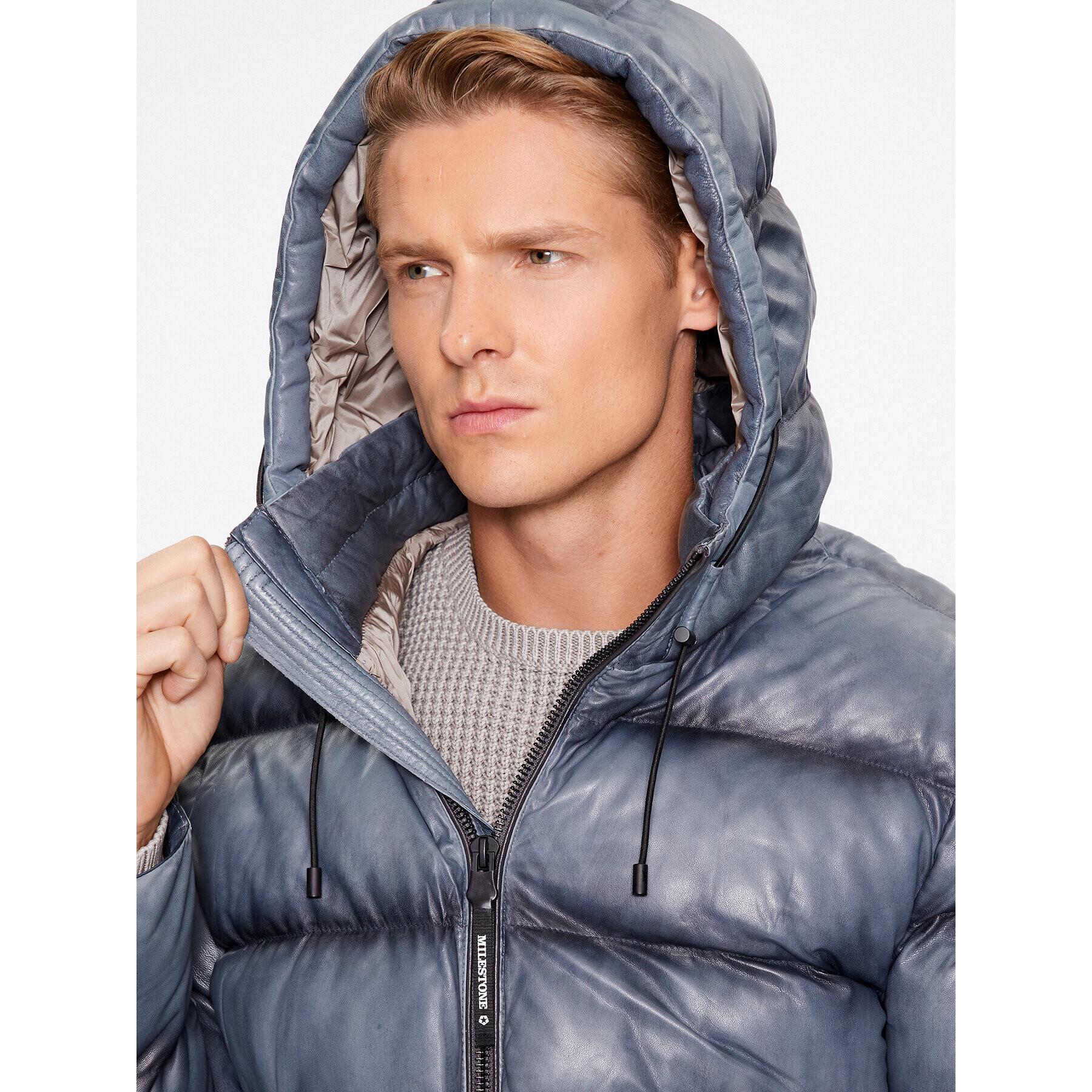 Milestone Кожено яке Safi 331068 60290 Електриков Regular Fit - Pepit.bg