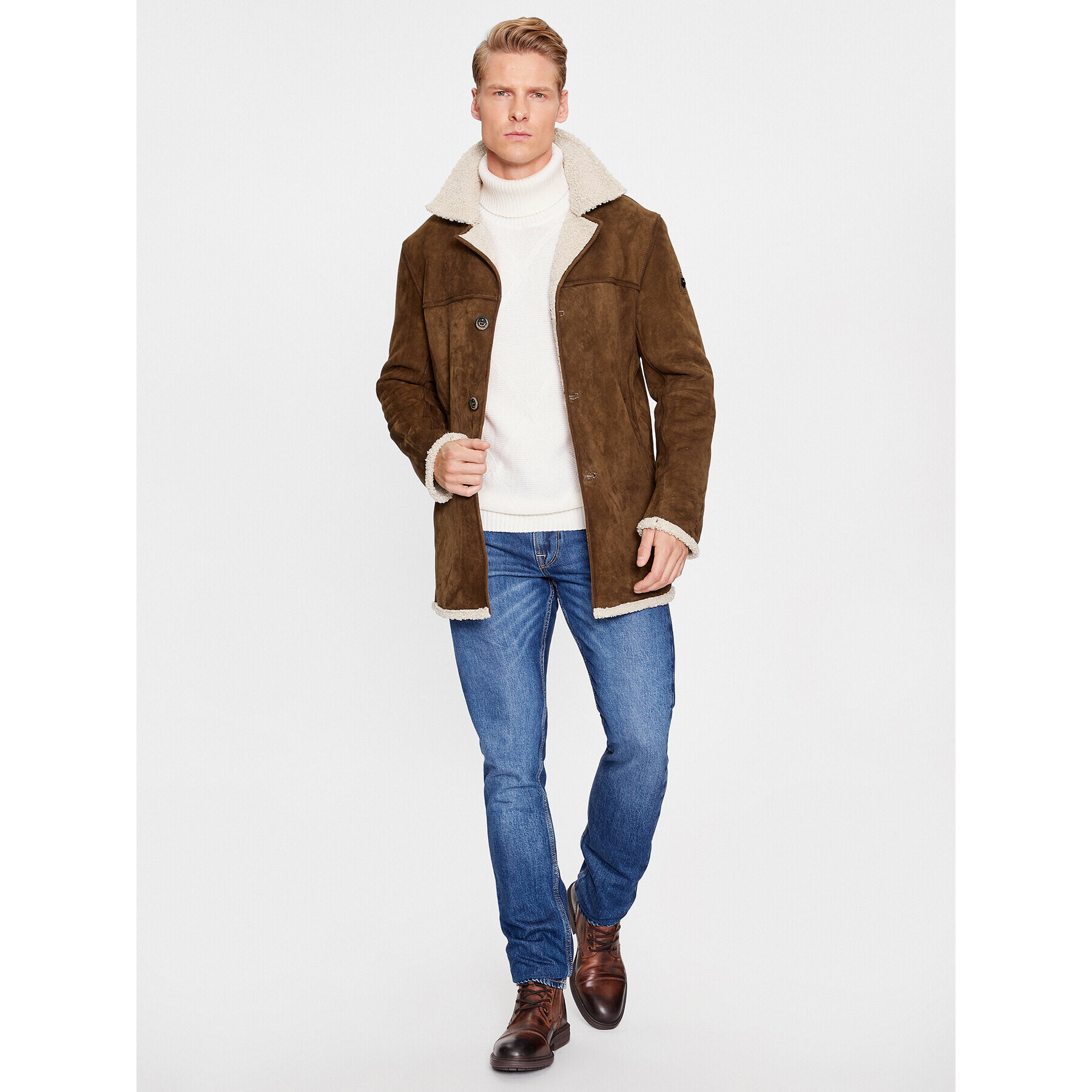 Milestone Кожух Nolik 331604 20800 Кафяв Regular Fit - Pepit.bg