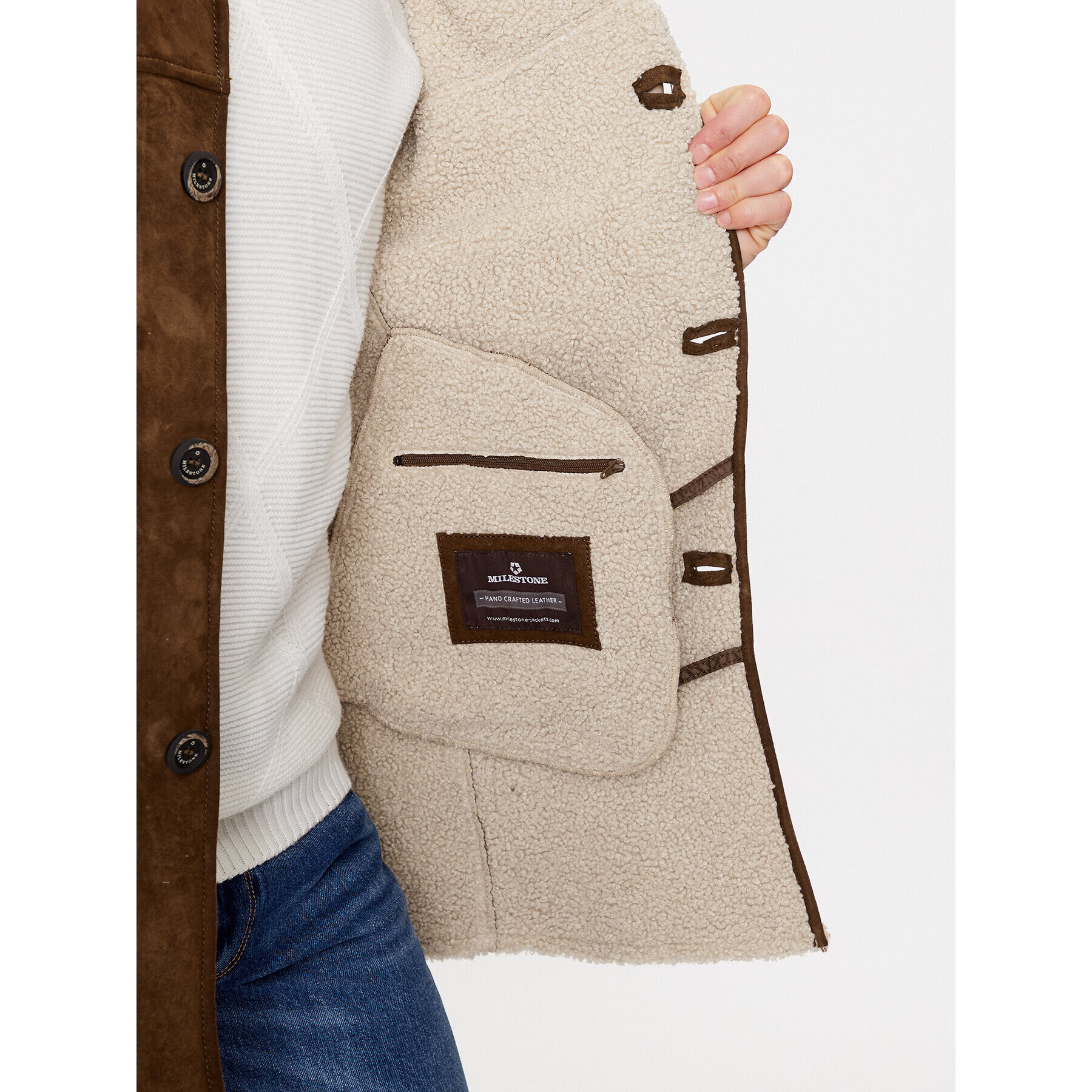 Milestone Кожух Nolik 331604 20800 Кафяв Regular Fit - Pepit.bg