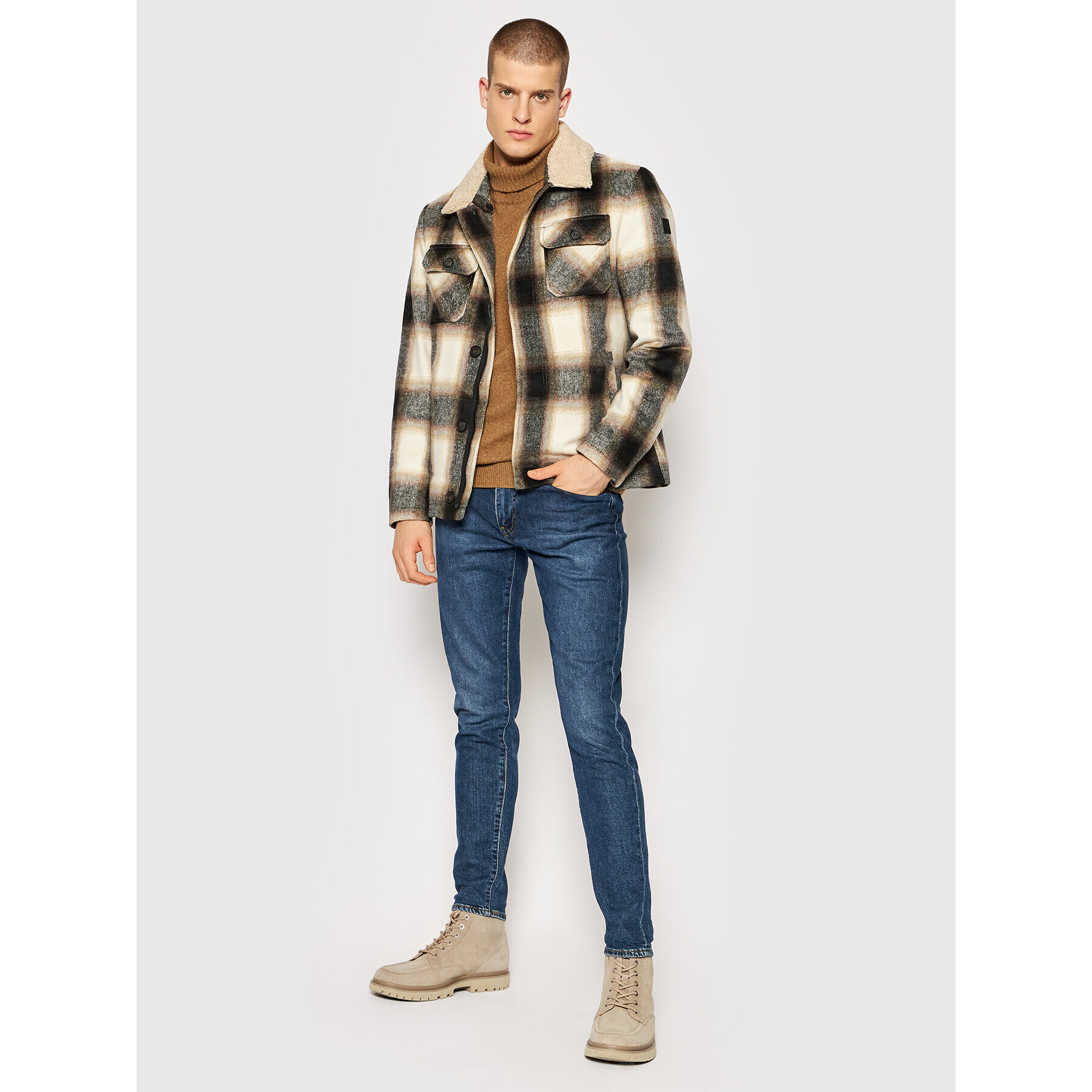 Milestone Преходно яке Chester 130789 10110 Бежов Regular Fit - Pepit.bg