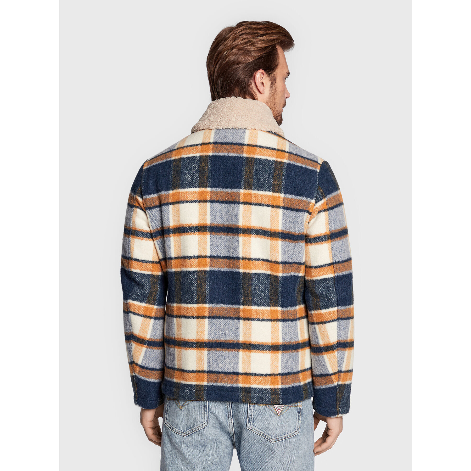 Milestone Преходно яке Chester 230780 10535 Син Regular Fit - Pepit.bg