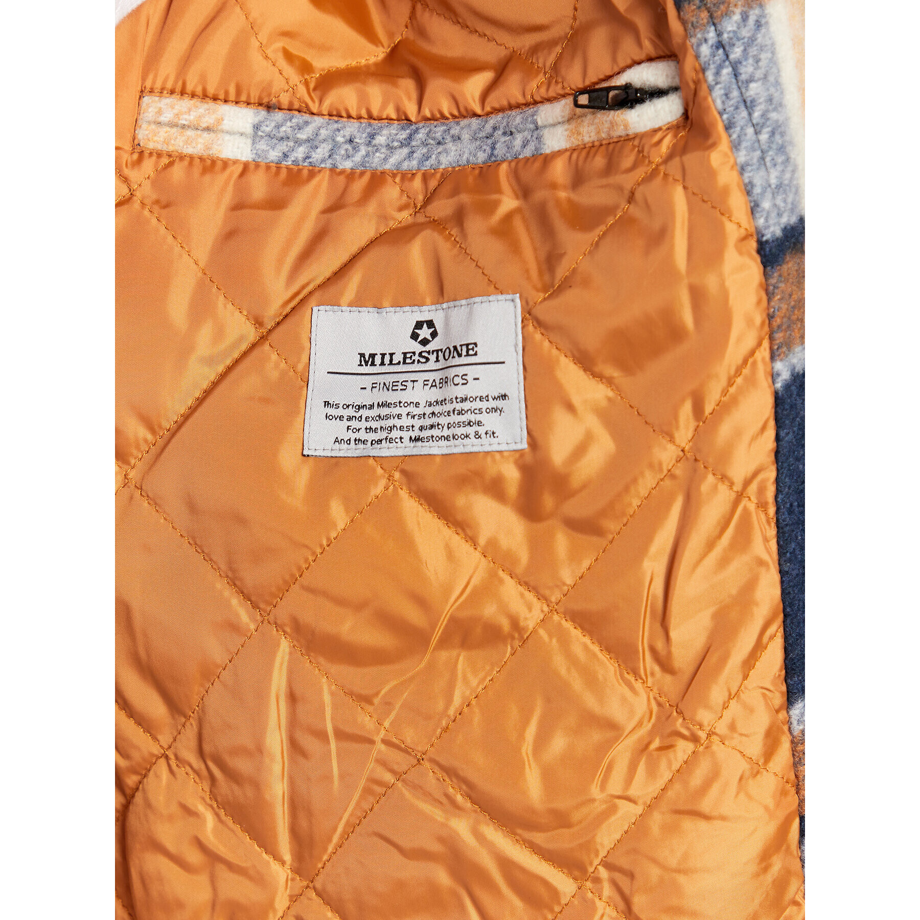 Milestone Преходно яке Chester 230780 10535 Син Regular Fit - Pepit.bg