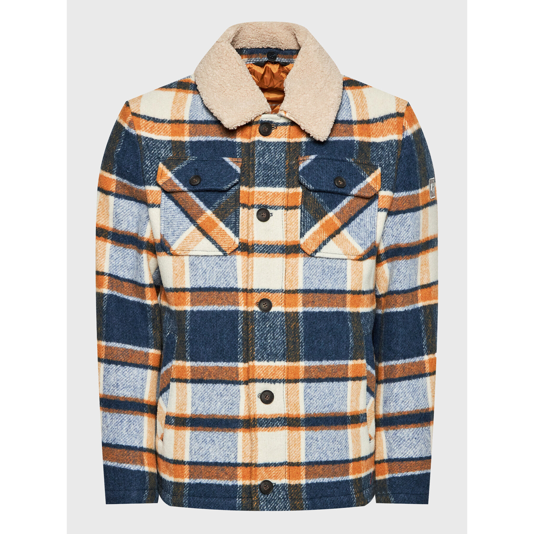 Milestone Преходно яке Chester 230780 10535 Син Regular Fit - Pepit.bg