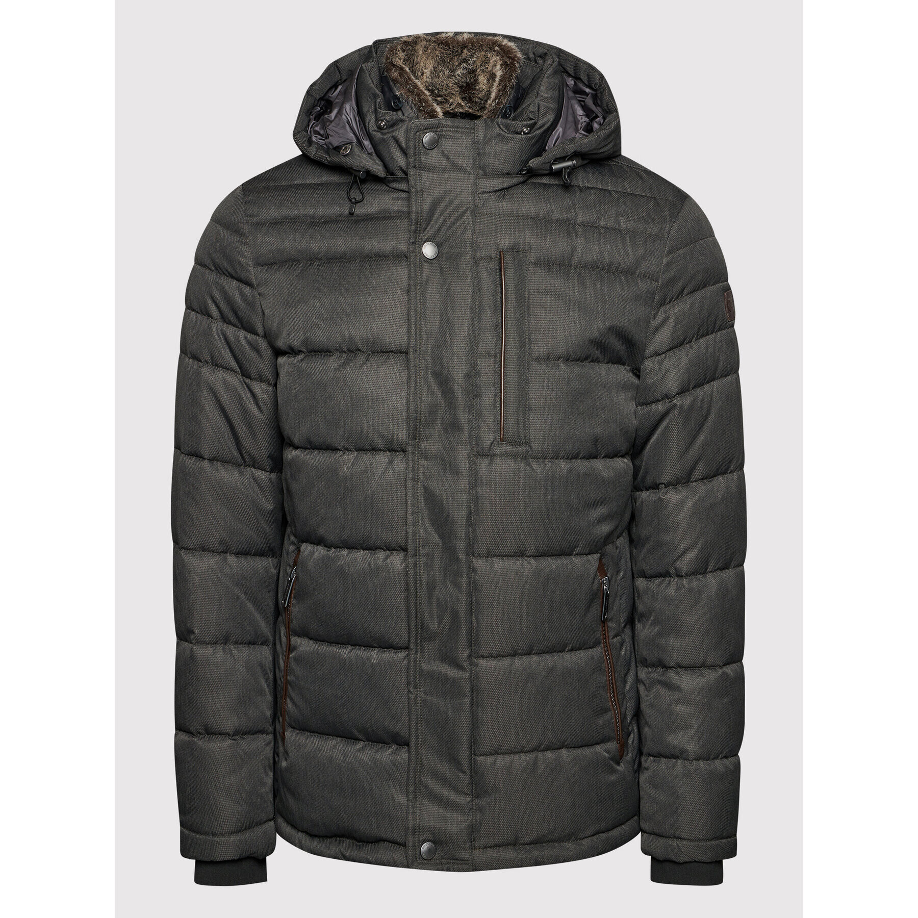 Milestone Пухено яке Carter 130398 10020 Зелен Regular Fit - Pepit.bg