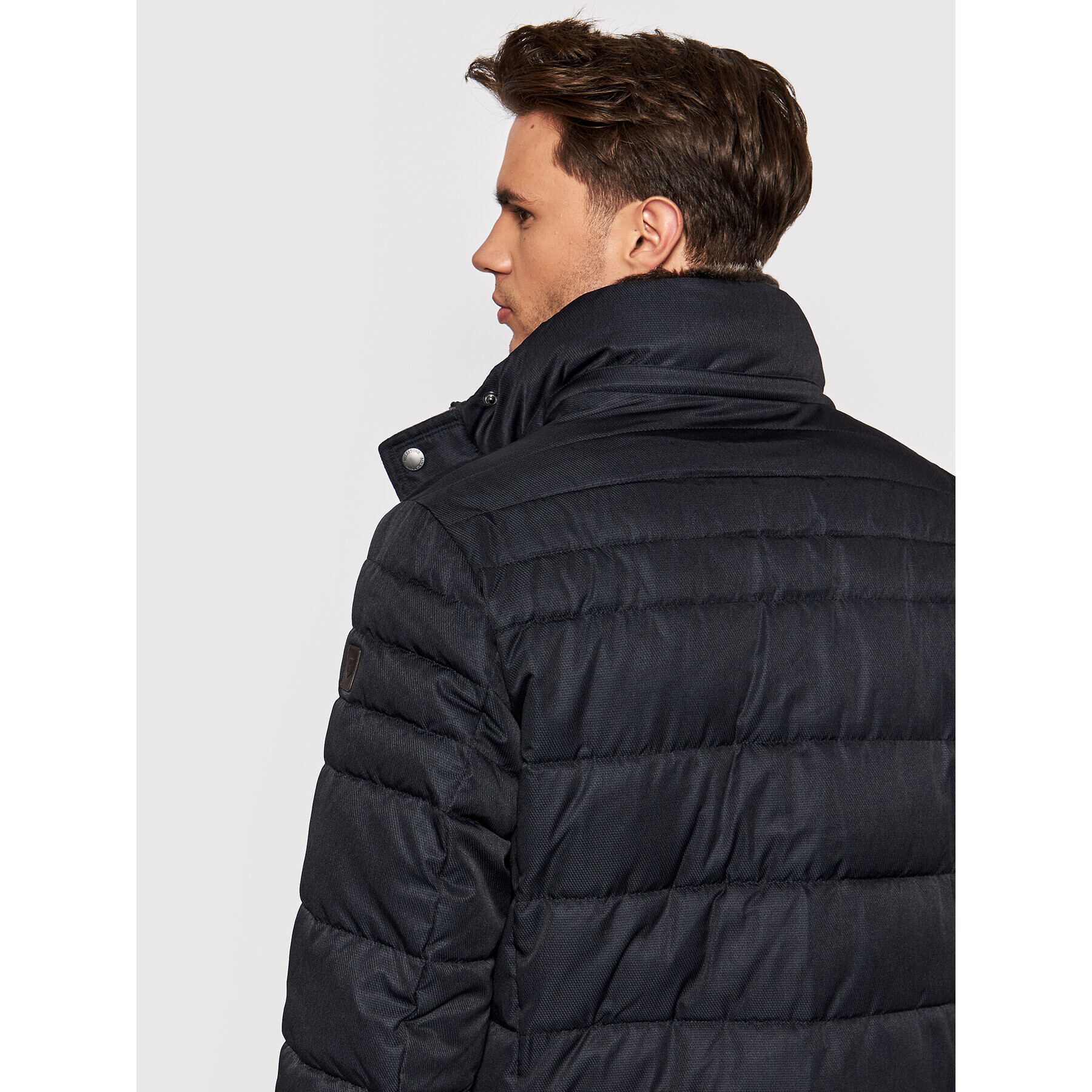 Milestone Пухено яке Carter 13039810020 Тъмносин Regular Fit - Pepit.bg