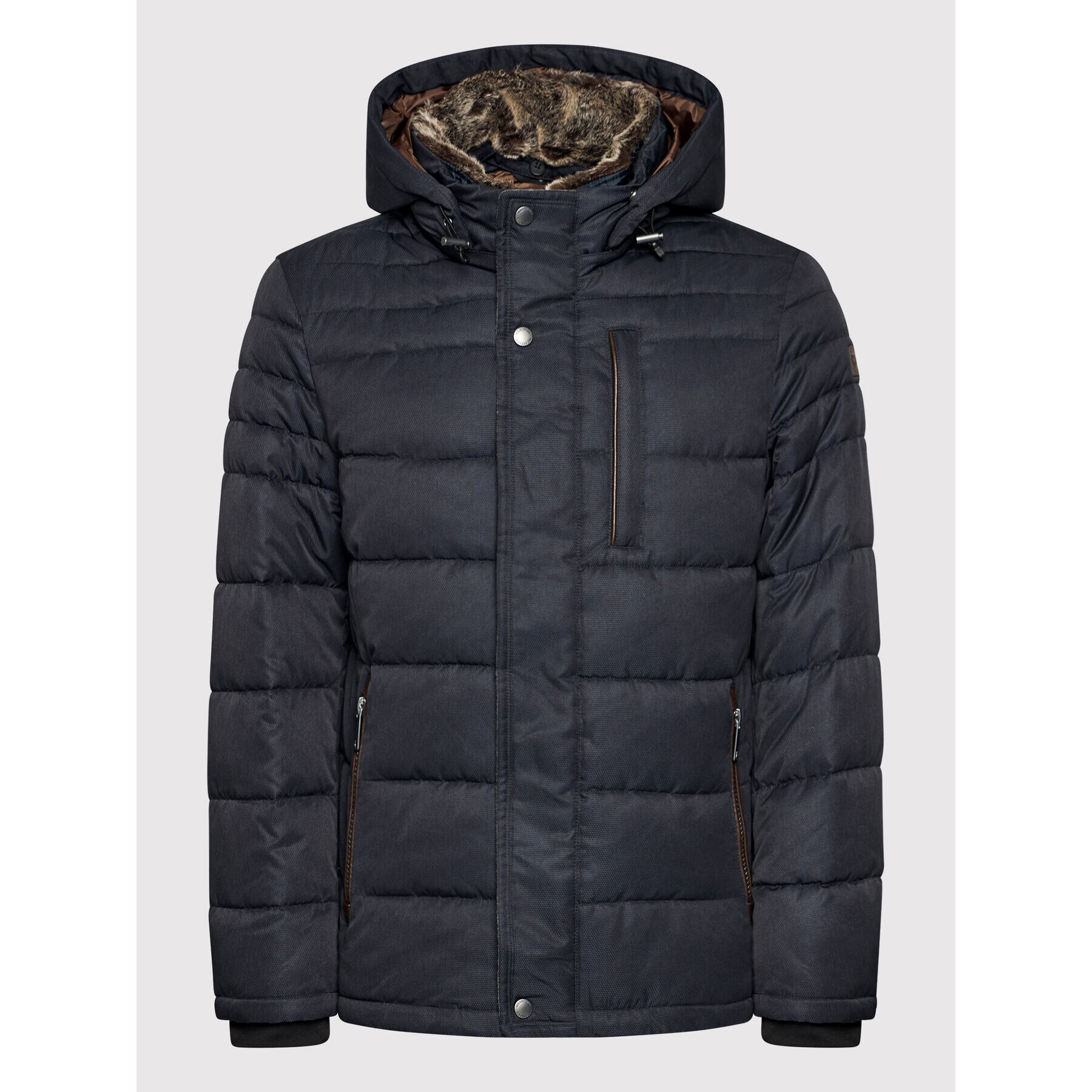 Milestone Пухено яке Carter 13039810020 Тъмносин Regular Fit - Pepit.bg