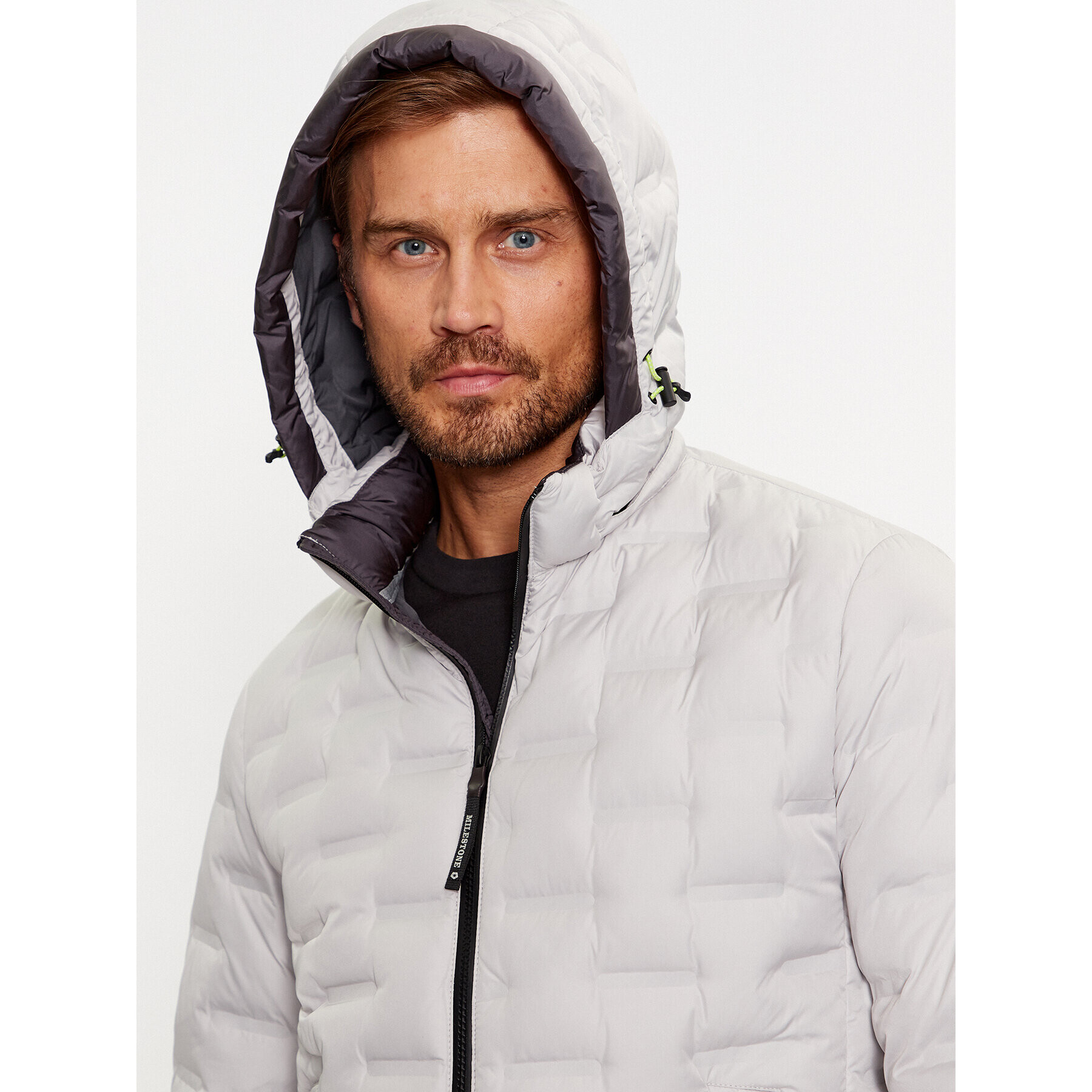 Milestone Пухено яке Brayden 330341 60390 Сив Regular Fit - Pepit.bg