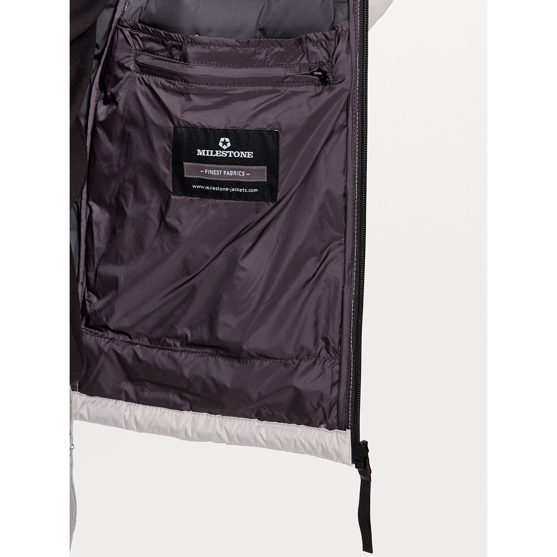 Milestone Пухено яке Brayden 330341 60390 Сив Regular Fit - Pepit.bg