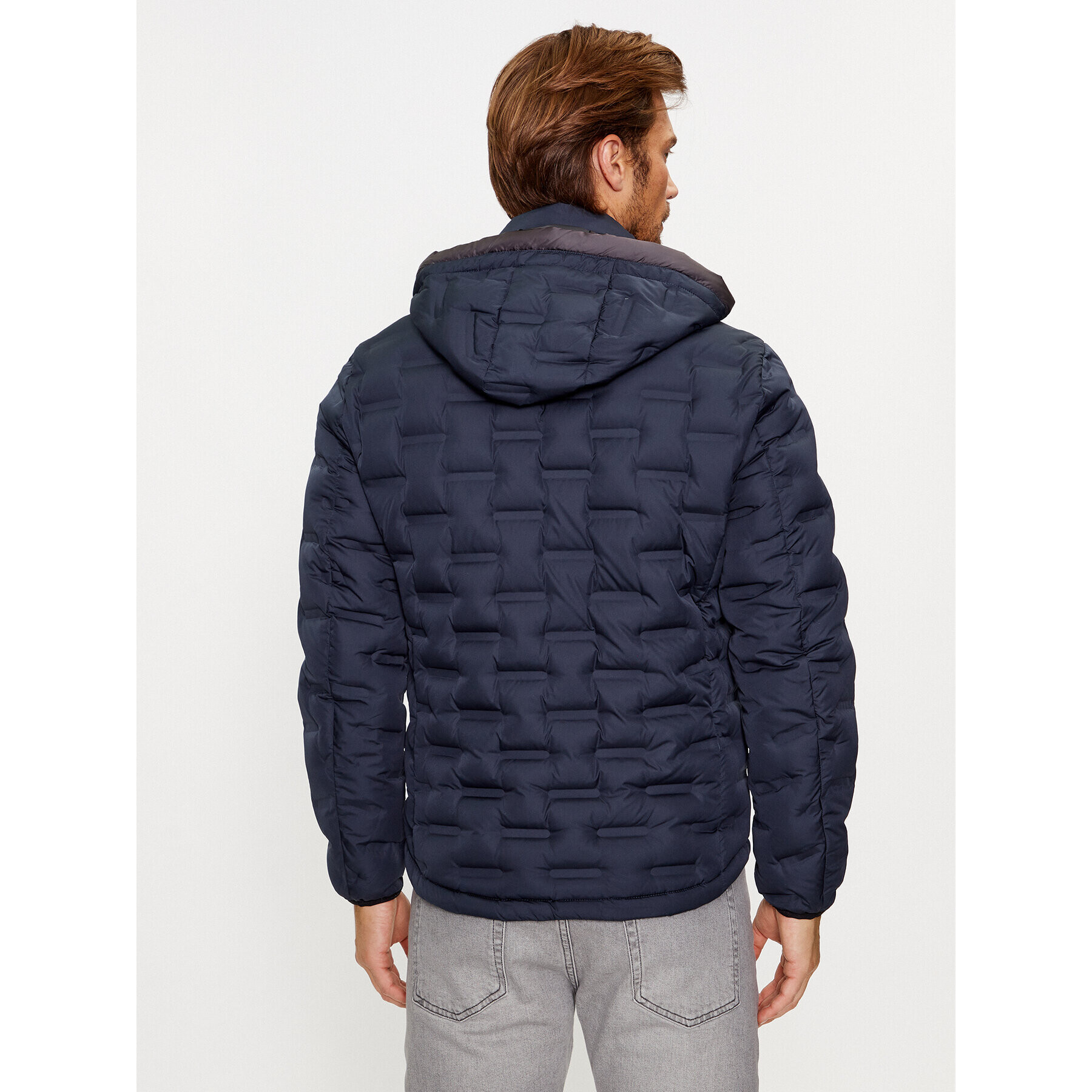 Milestone Пухено яке Bryden 330341 60390 Тъмносин Regular Fit - Pepit.bg