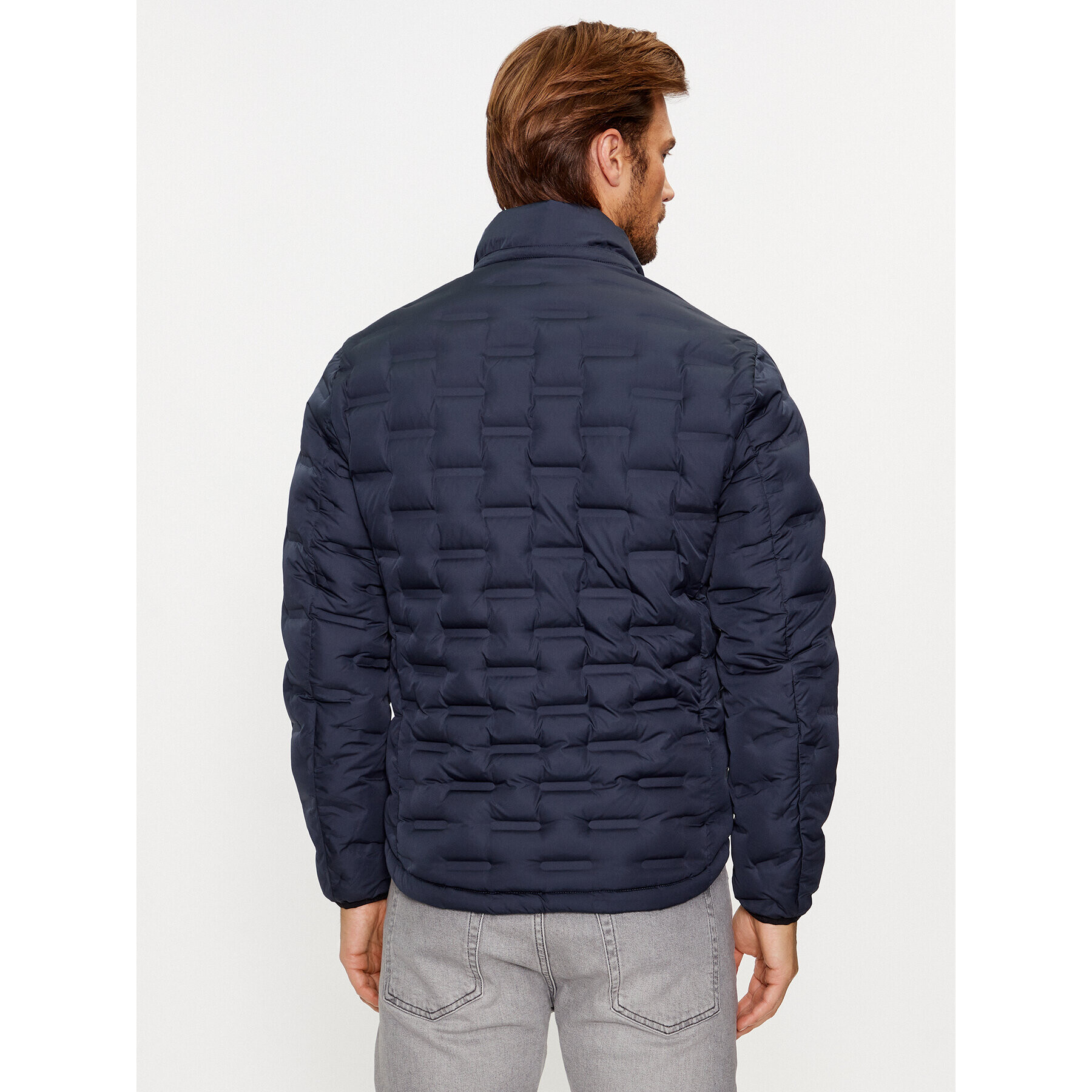 Milestone Пухено яке Bryden 330341 60390 Тъмносин Regular Fit - Pepit.bg