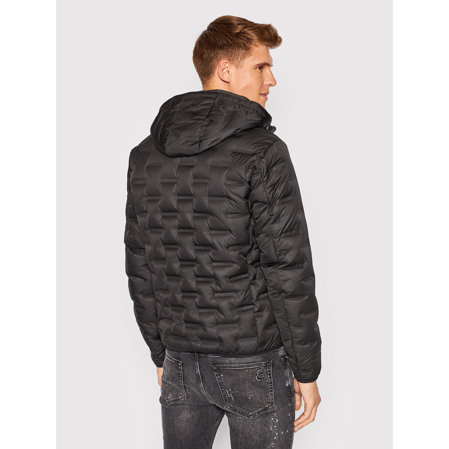 Milestone Пухено яке Omega 230341 60190 Черен Regular Fit - Pepit.bg