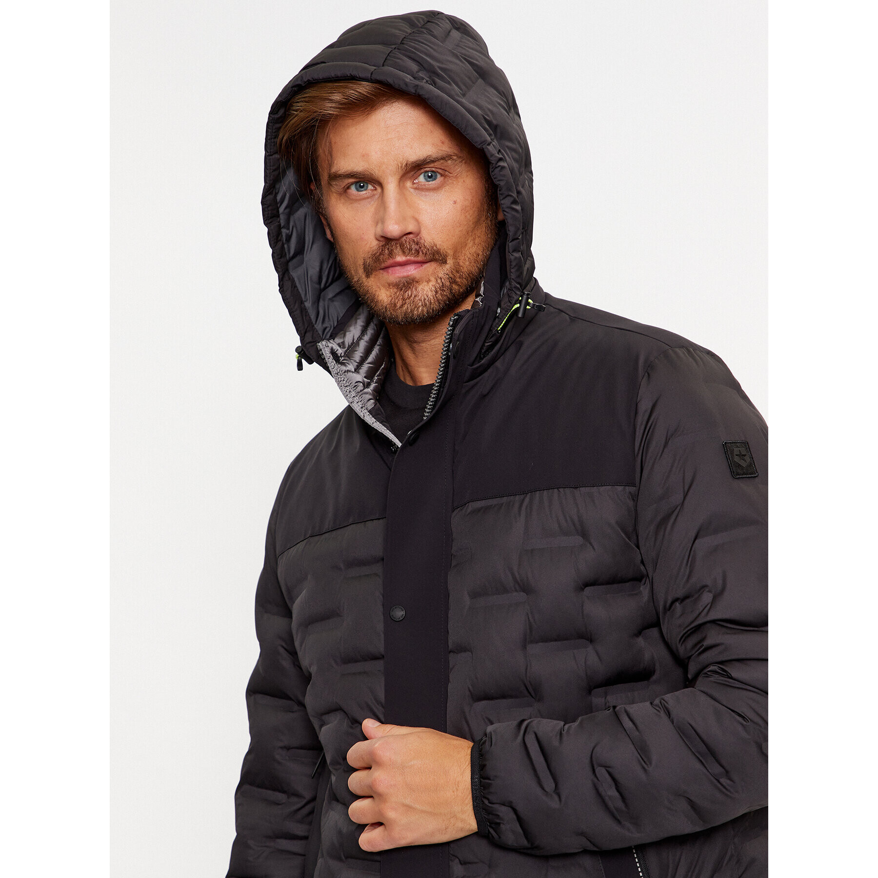 Milestone Пухено яке Remigo 330341 60380 Черен Regular Fit - Pepit.bg